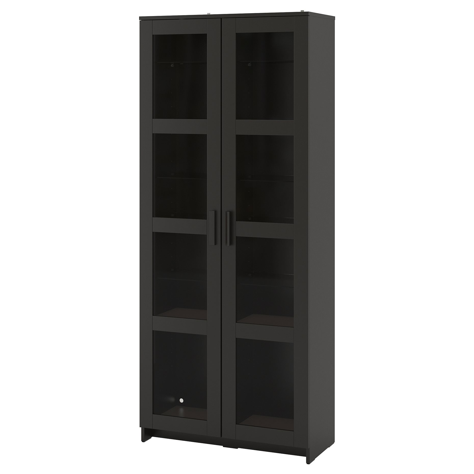 BRIMNES, glass-door cabinet, 104.098.71