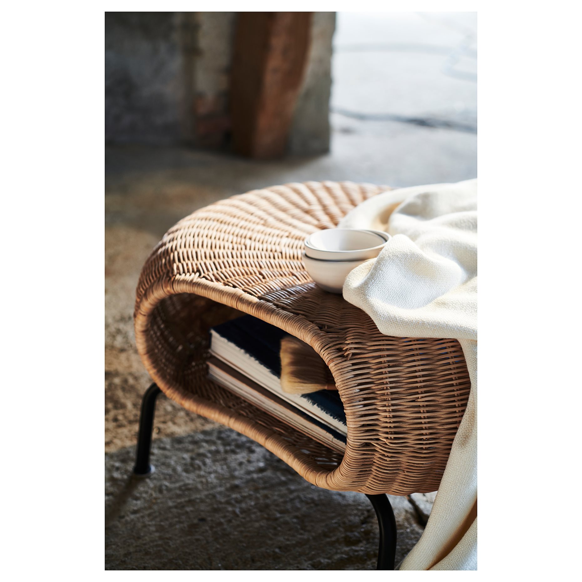 GAMLEHULT, footstool with storage, 104.343.09