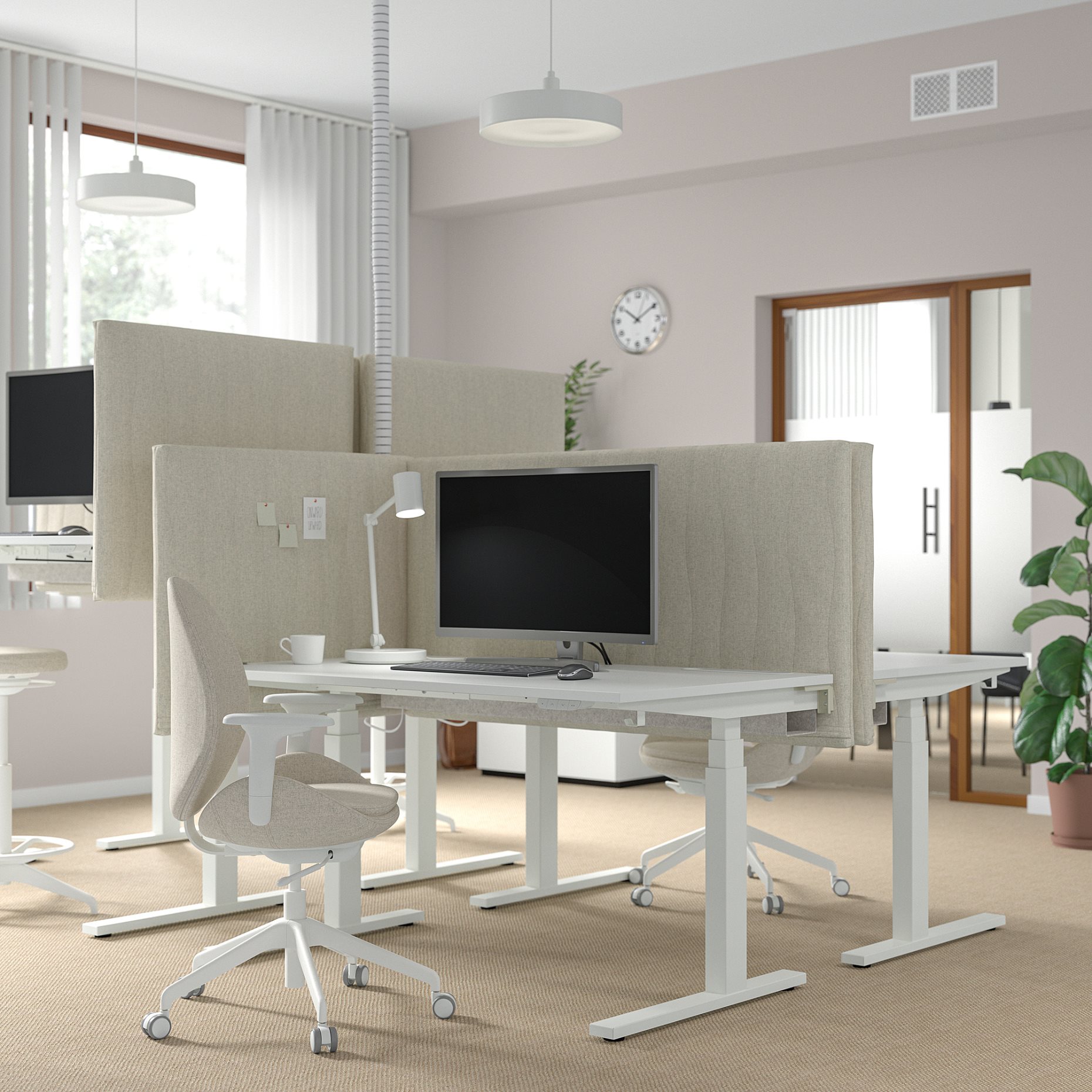 MITTZON, desk sit/stand/electric, 140x80 cm, 195.285.63