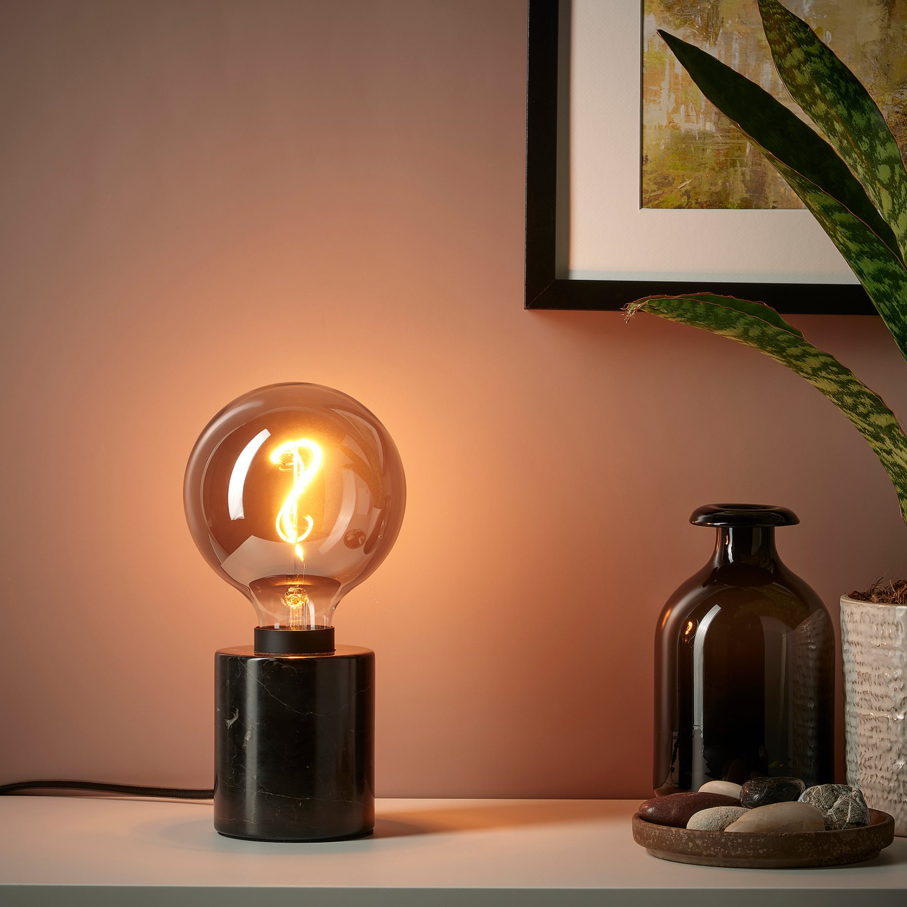 MOLNART, λαμπτήρας LED E27 140 lumen/γλόμπος, 125 mm, 205.134.81