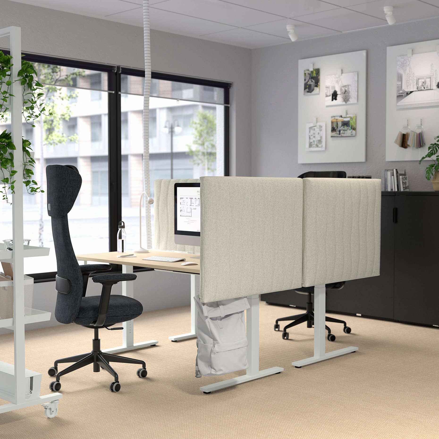 GRONFJALL, office chair with arms/headrest, 295.139.19