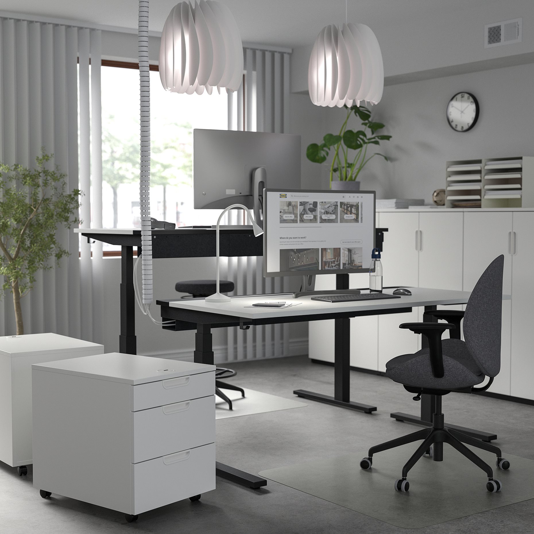 MITTZON, desk sit/stand/electric, 160x80 cm, 295.298.83