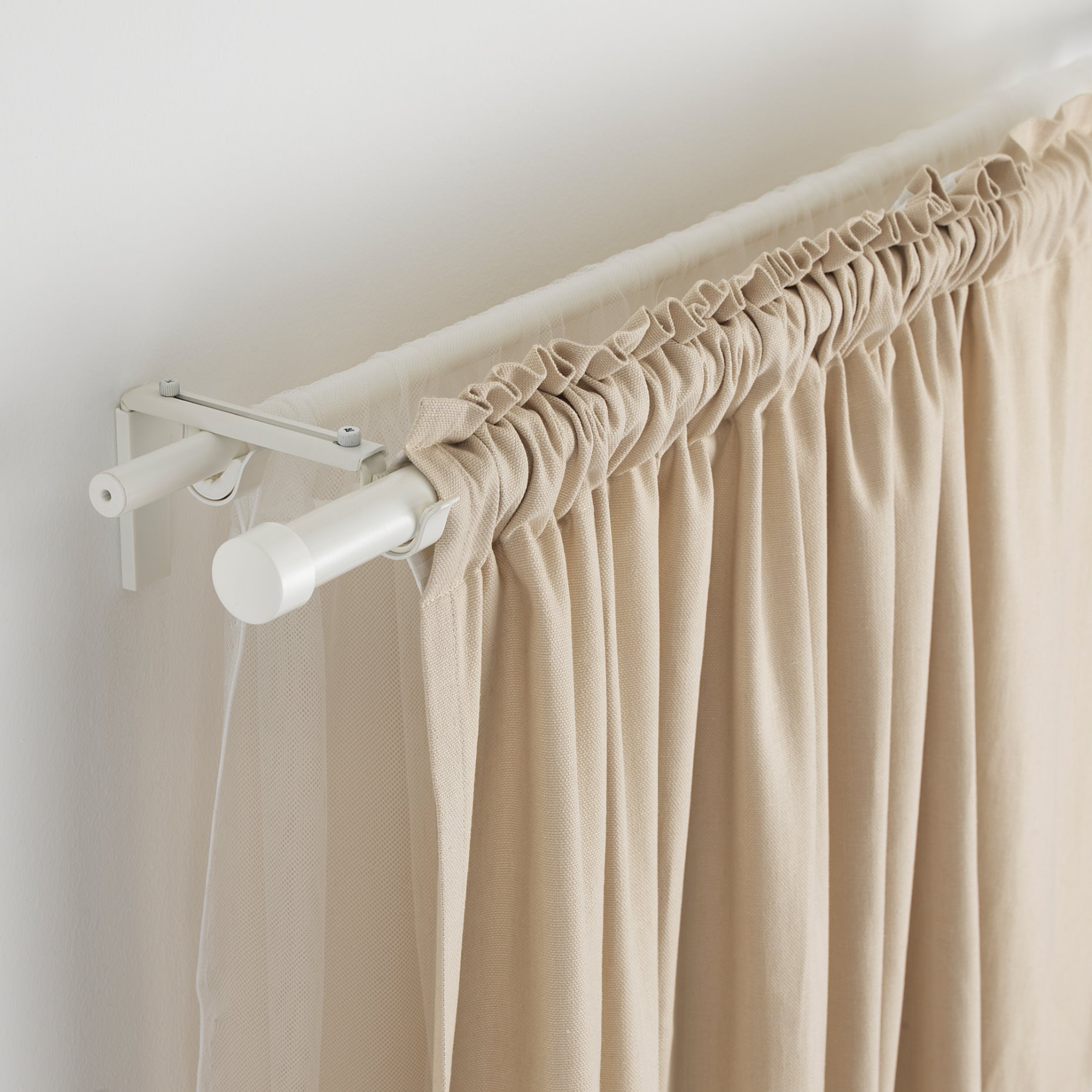RÄCKA, double curtain rod combination, 299.292.49