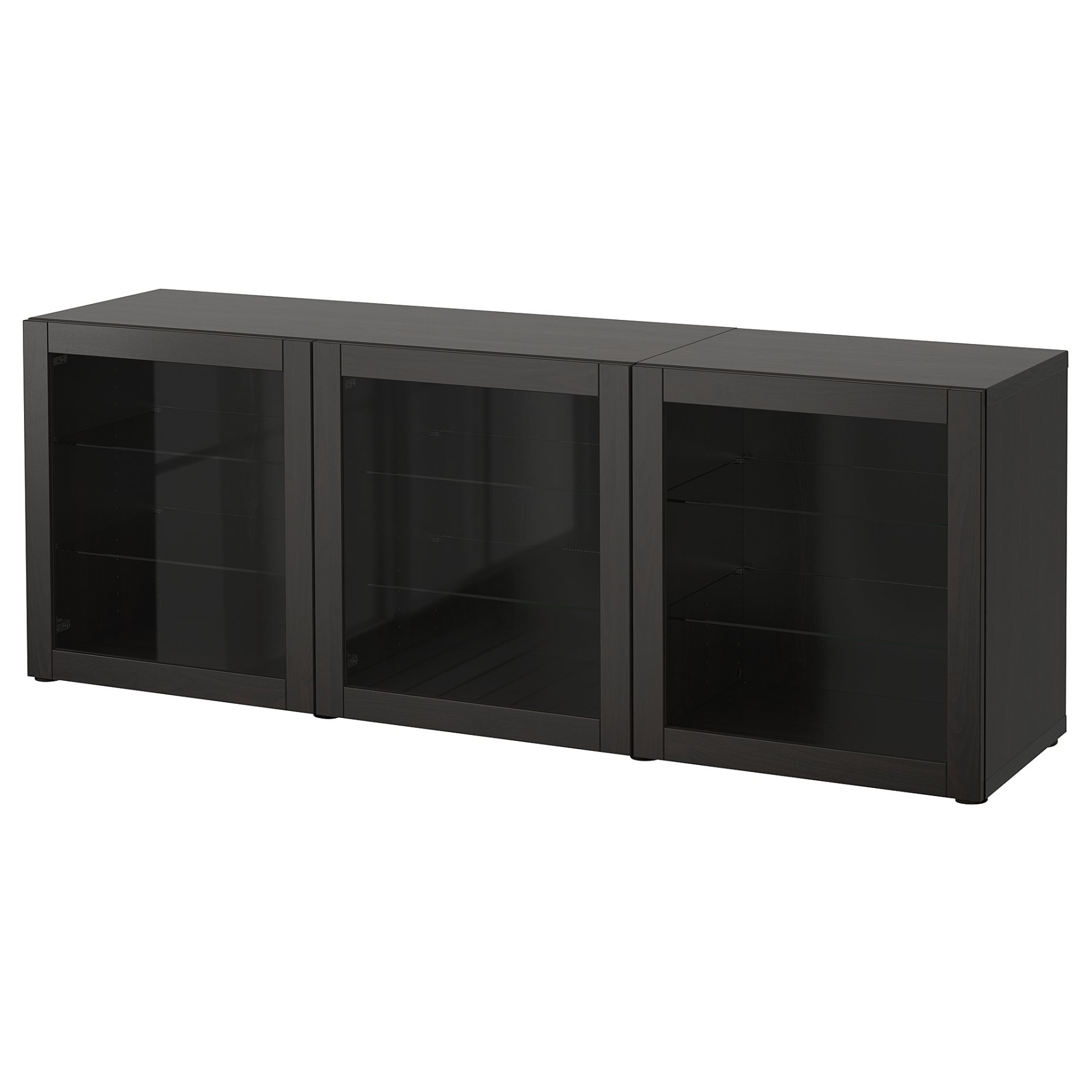 BESTÅ, storage combination with doors, 180x42x65 cm, 393.250.36