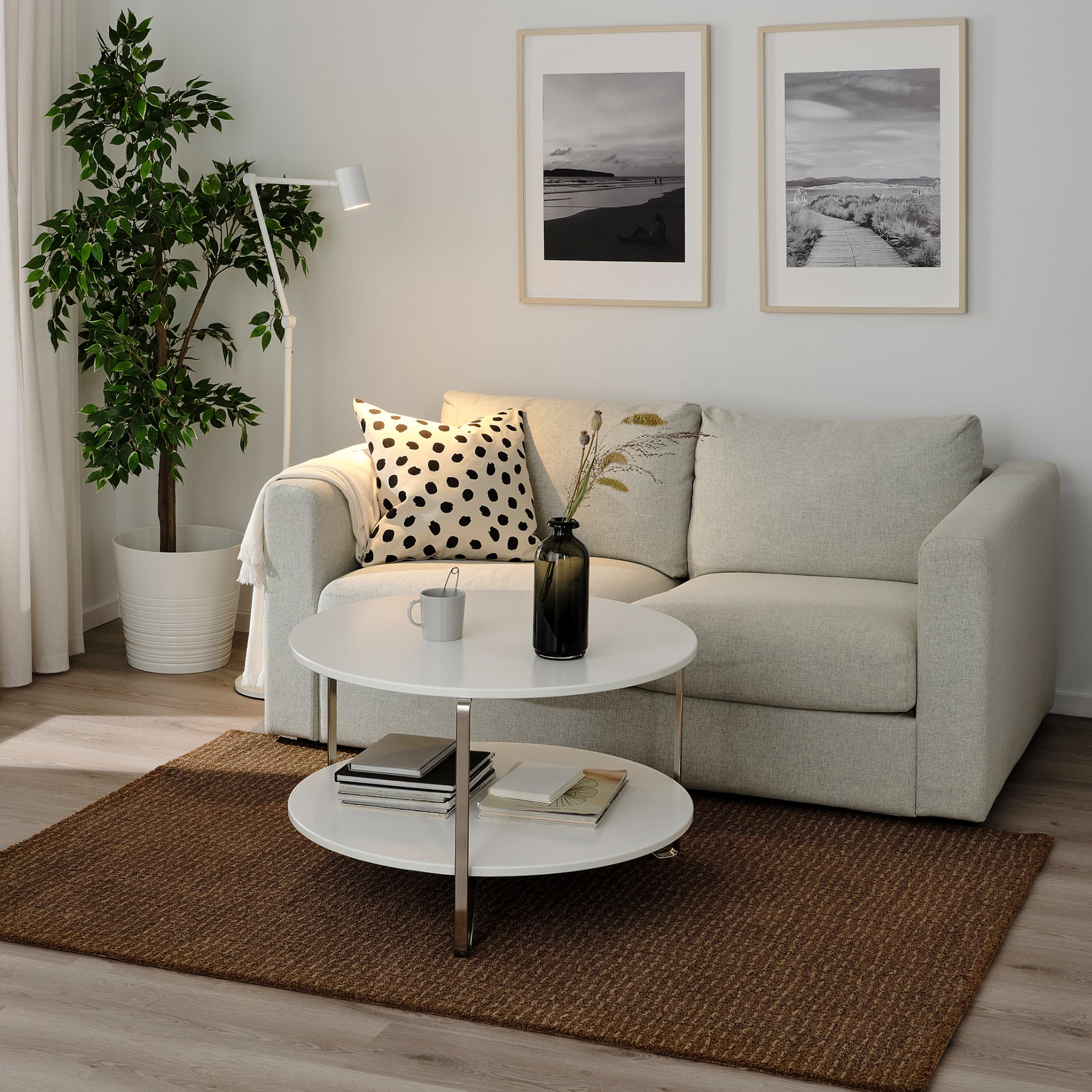 LANGSTED, rug low pile, 133x195 cm, 405.325.63