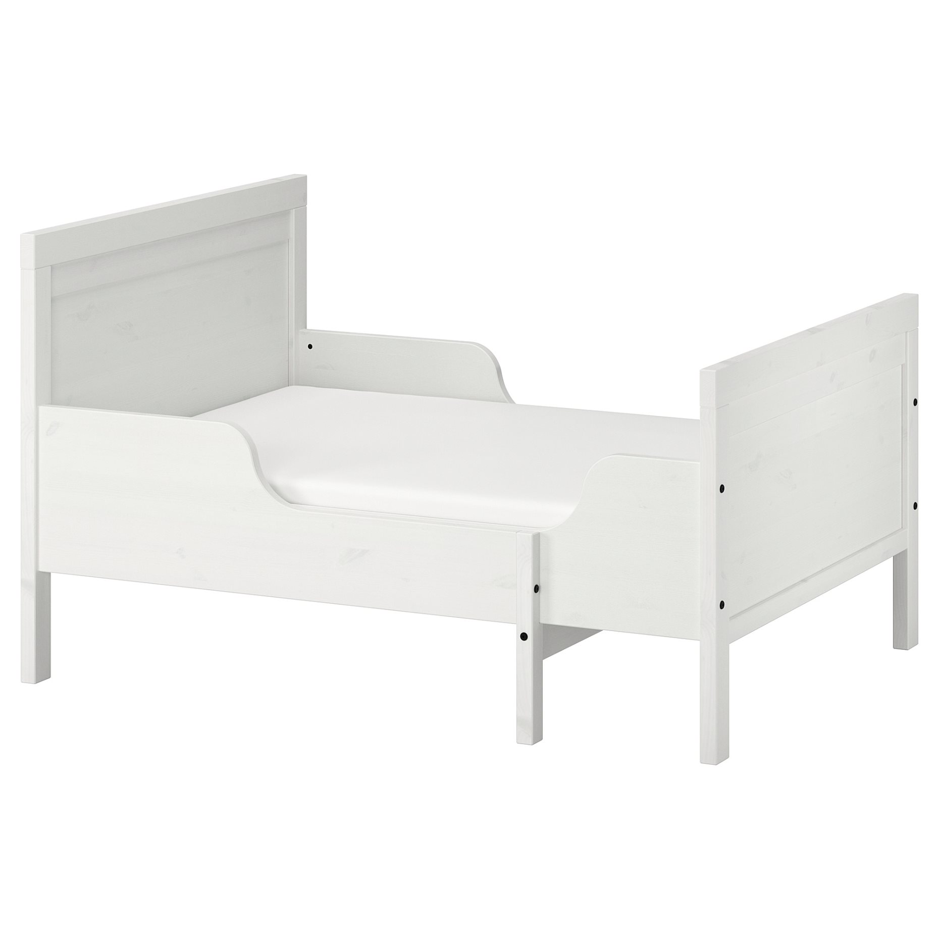 SUNDVIK, extendable bed frame with slatted bed base, 490.460.68
