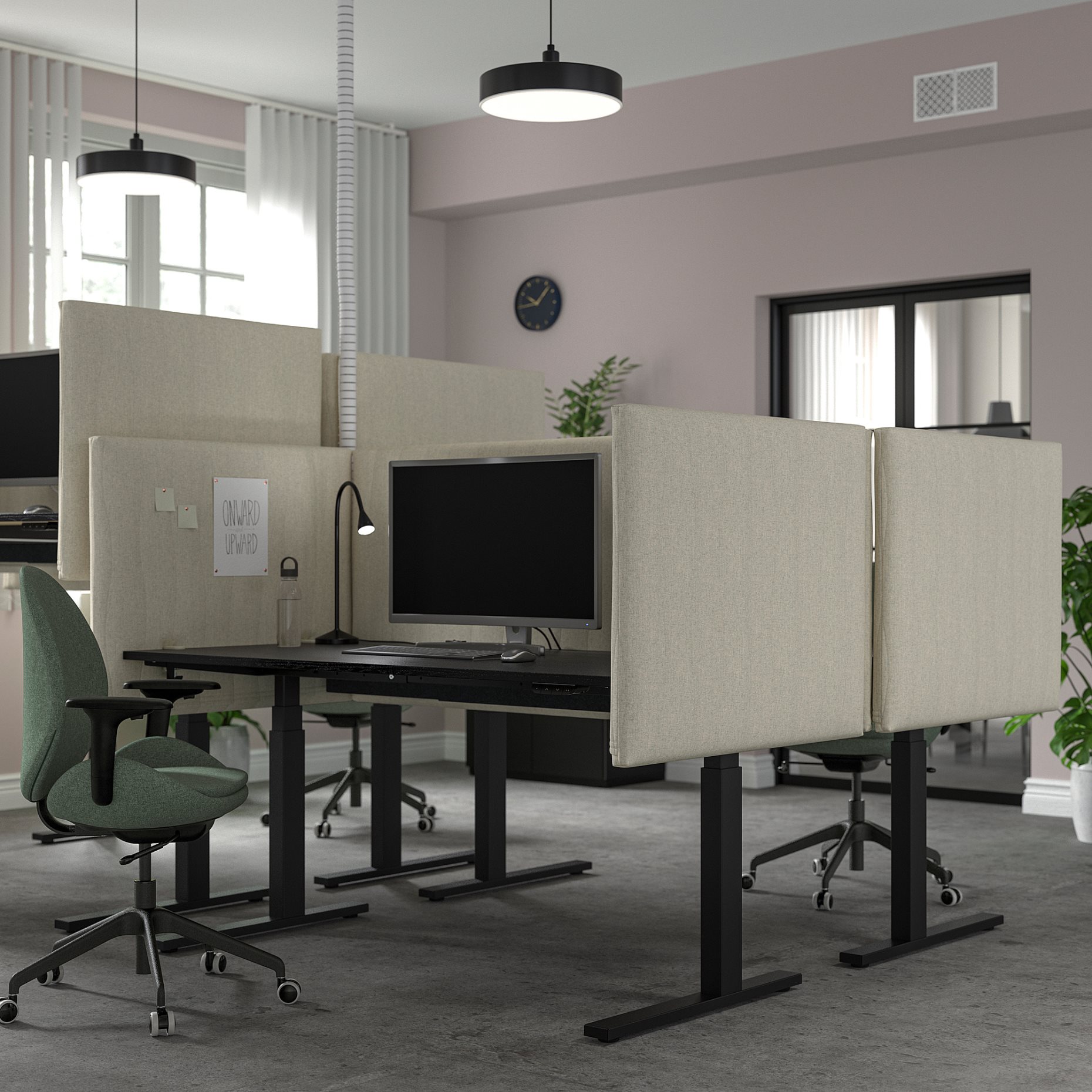 MITTZON, desk sit/stand/electric, 160x80 cm, 495.302.01