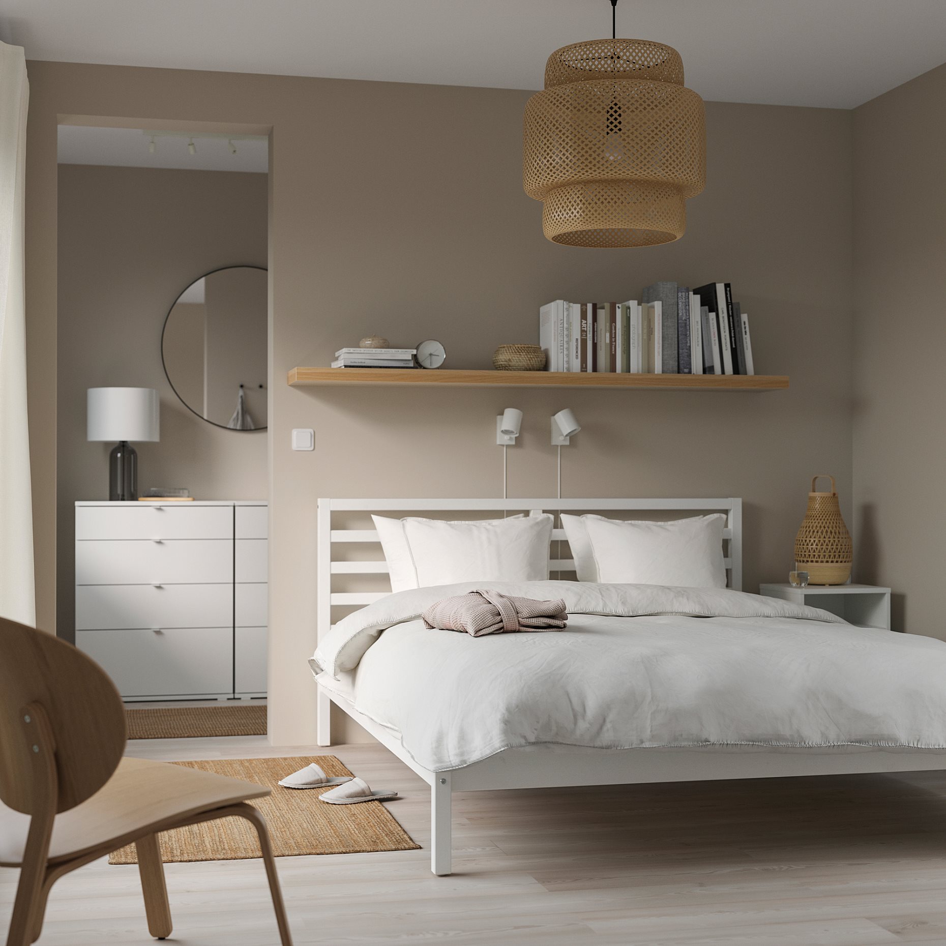 TARVA, bed frame, 140x200 cm, 595.539.37