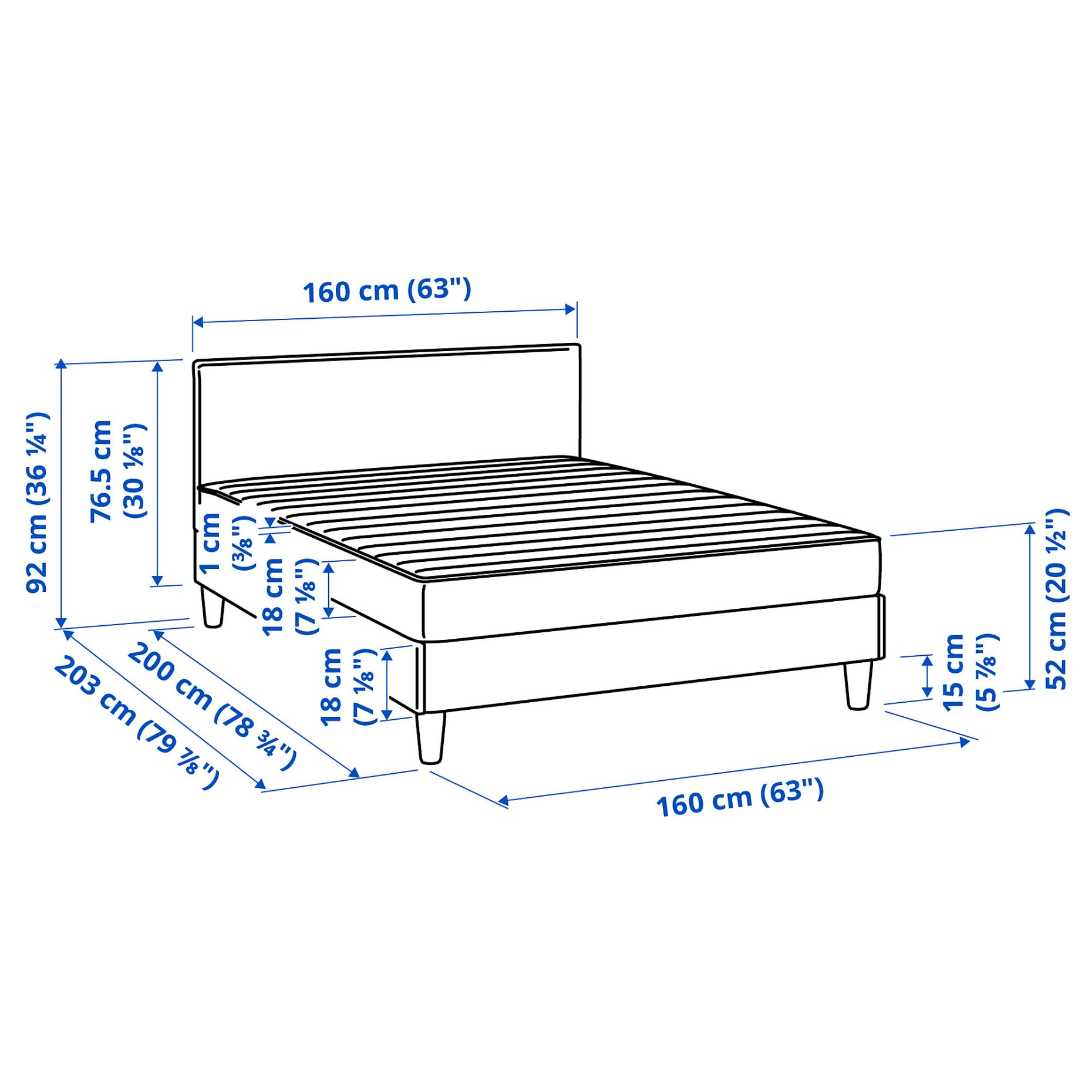 SÄBÖVIK, mattress and mattress pad firm, 160x200 cm, 604.894.55
