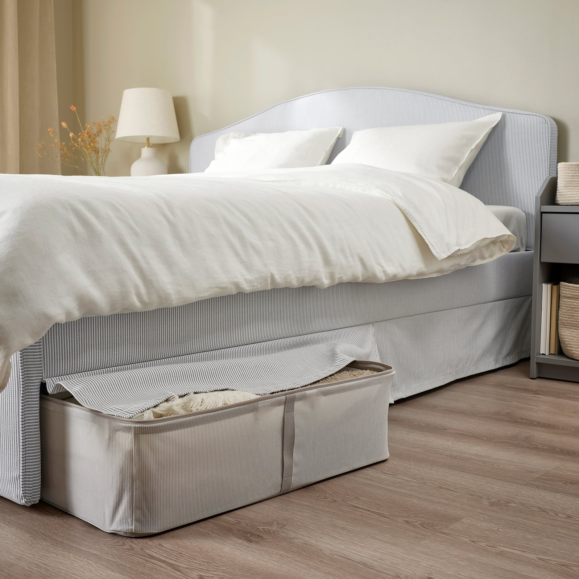 RAMNEFJALL, upholstered bed frame, 140x200 cm, 695.602.30