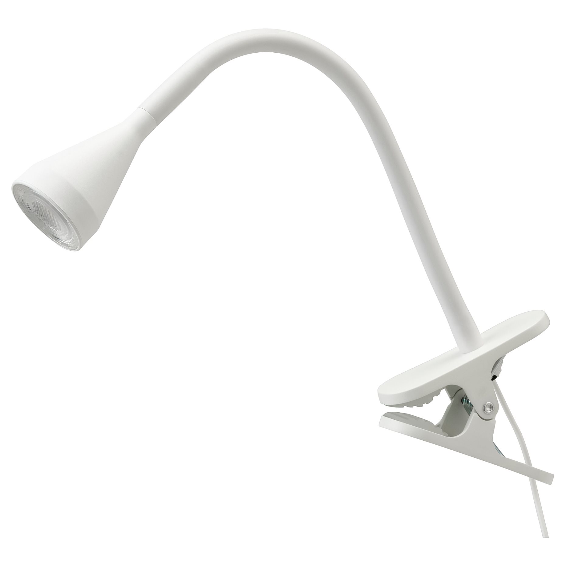 NÄVLINGE, clamp spotlight with built-in LED light source, 704.498.88