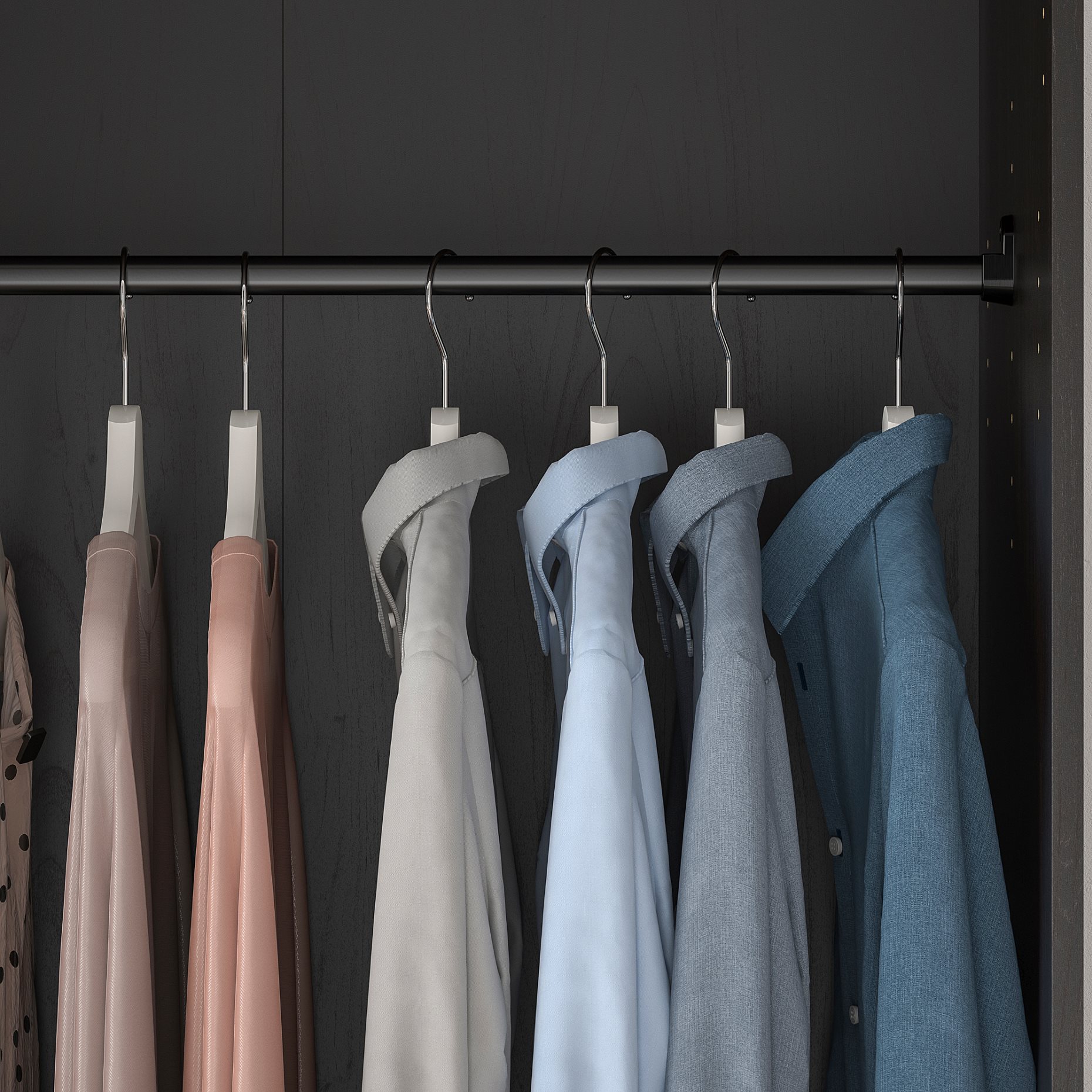 RAKKESTAD, wardrobe with 3 doors, 117x176 cm, 704.537.62