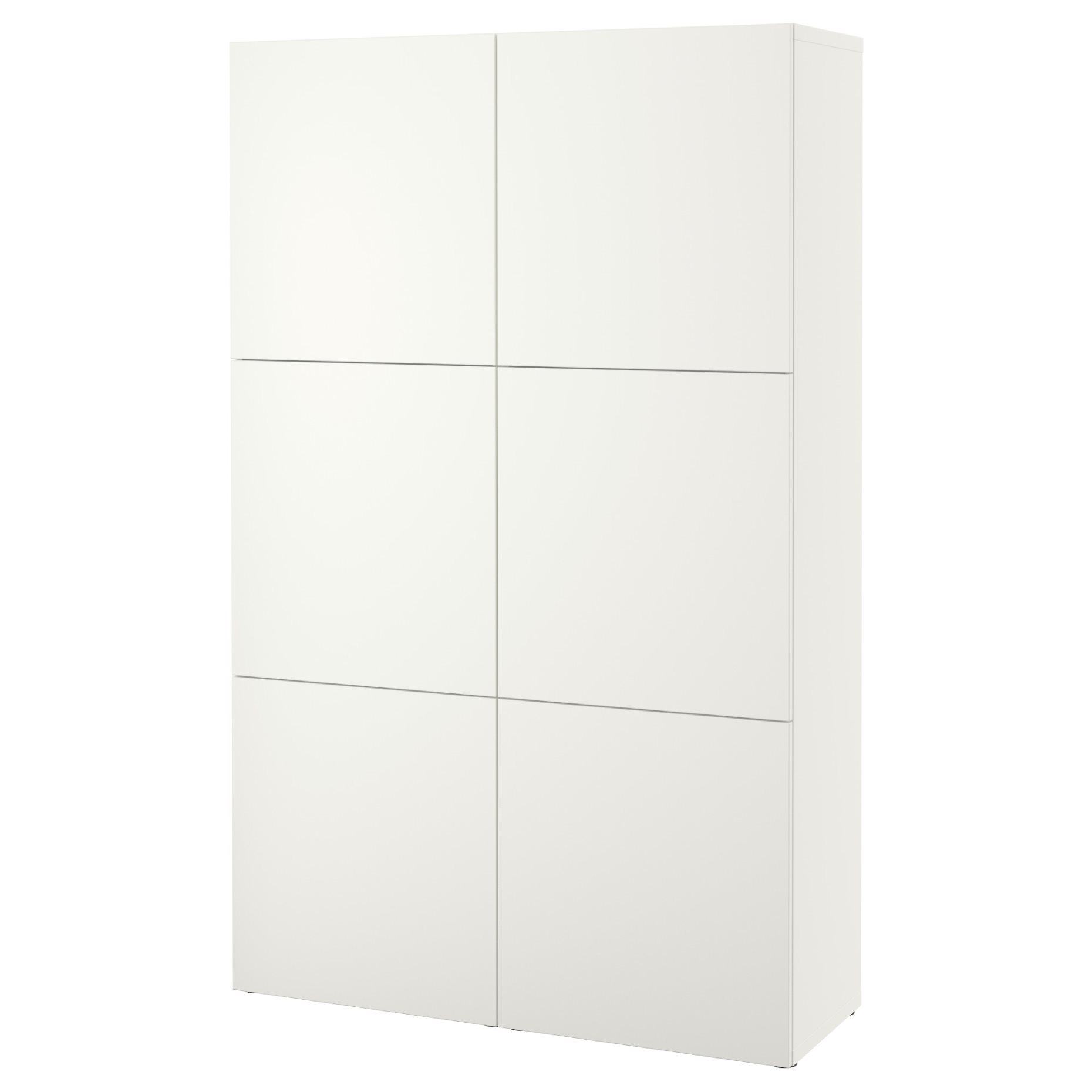 BESTÅ, σύνθεση αποθήκευσης με πόρτες, 120x42x193 cm, 790.575.26