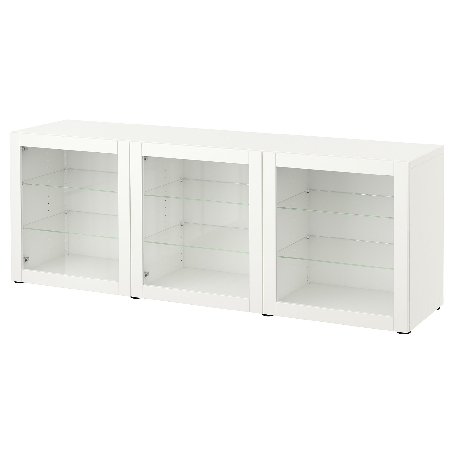 BESTÅ, σύνθεση αποθήκευσης με πόρτες, 180x42x65 cm, 793.250.39