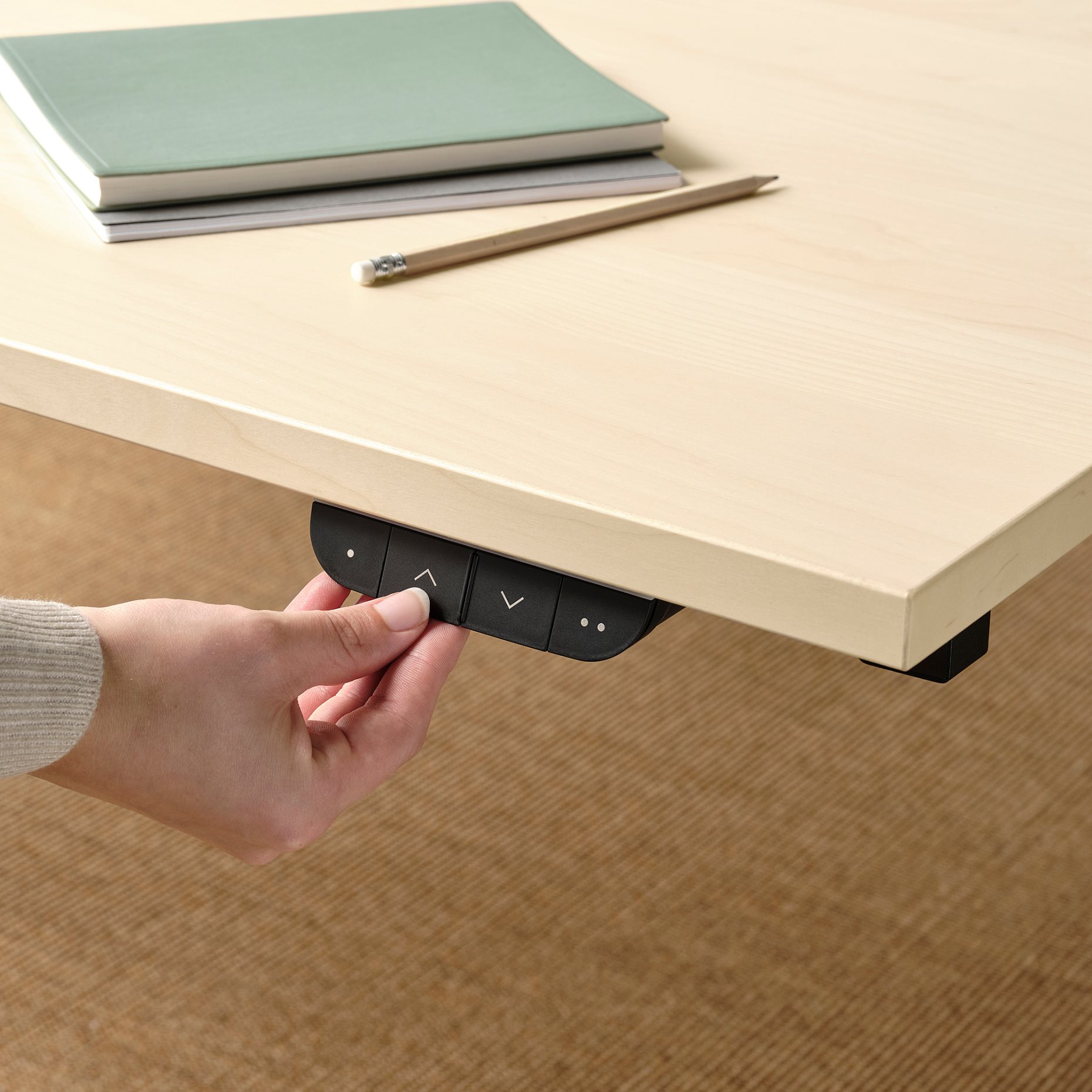 MITTZON, desk sit/stand/electric, 160x80 cm, 795.301.72