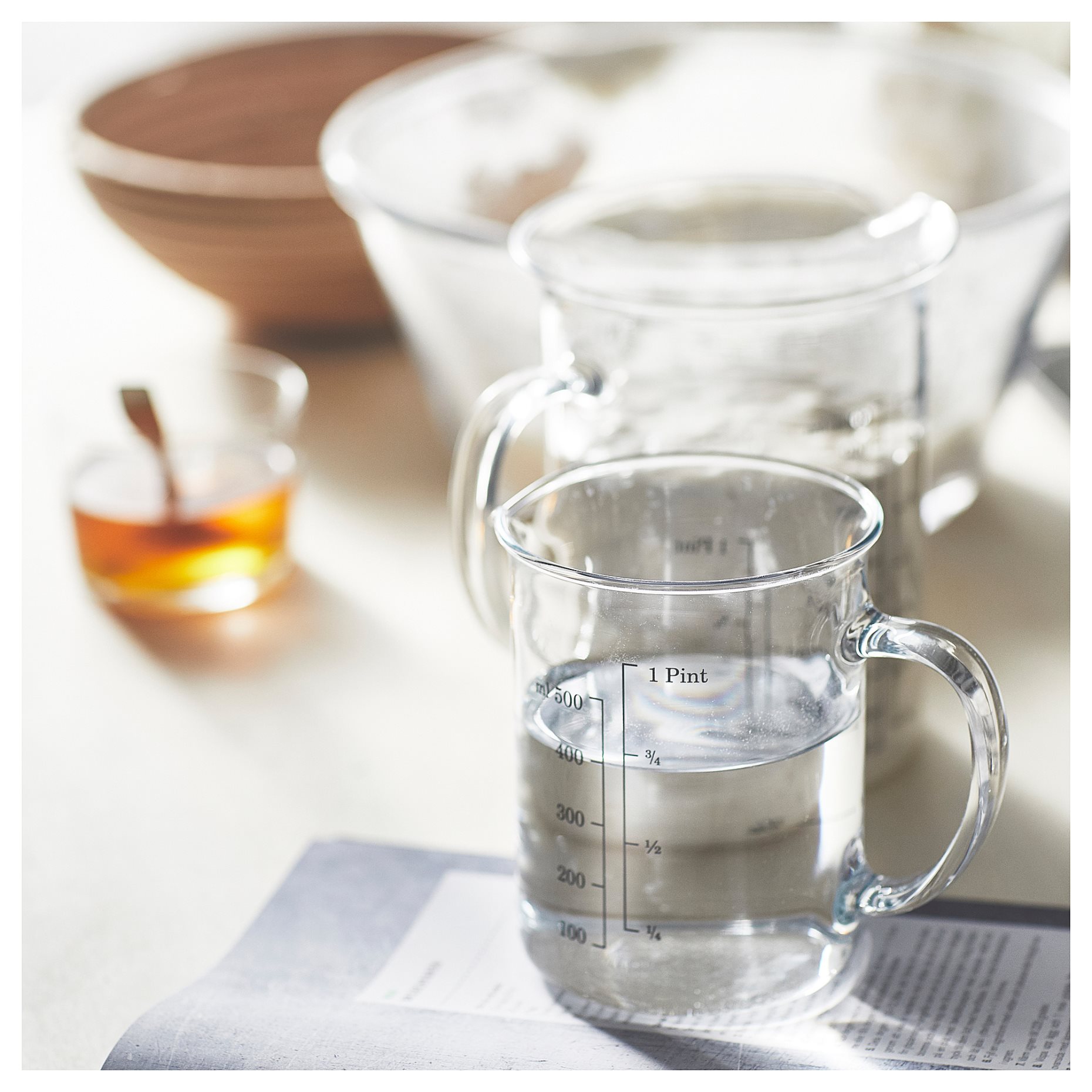 VARDAGEN, γυάλινη κανάτα-μεζούρα, 0.5 l, 803.233.03