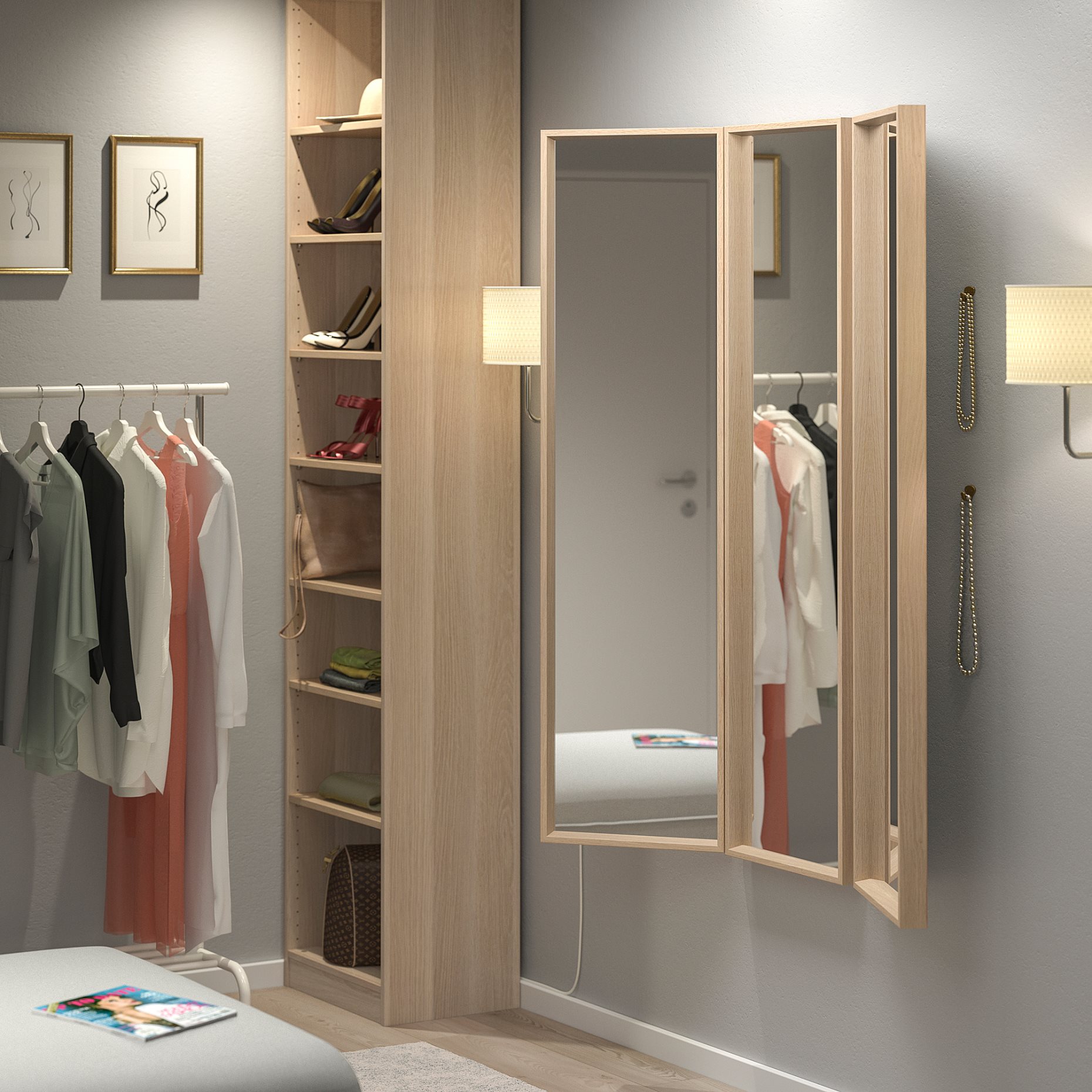 NISSEDAL, mirror, 40x150 cm, 803.908.68