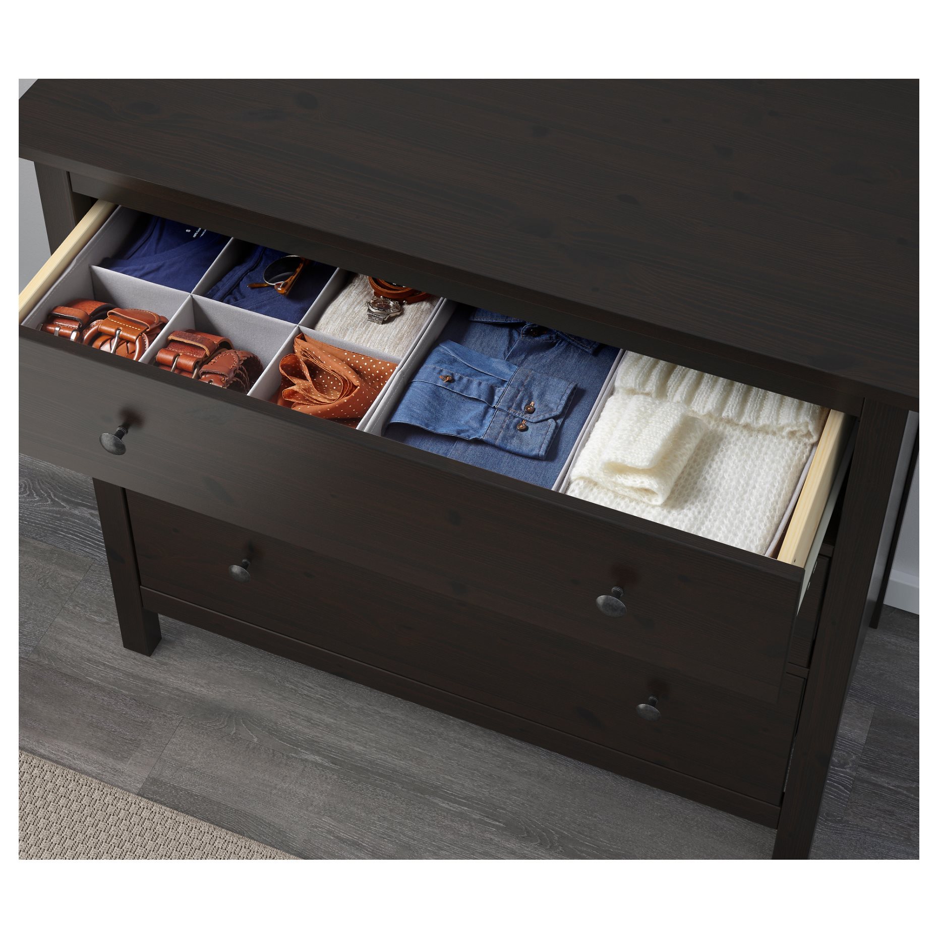 HEMNES, συρταριέρα με 3 συρτάρια, 804.247.50