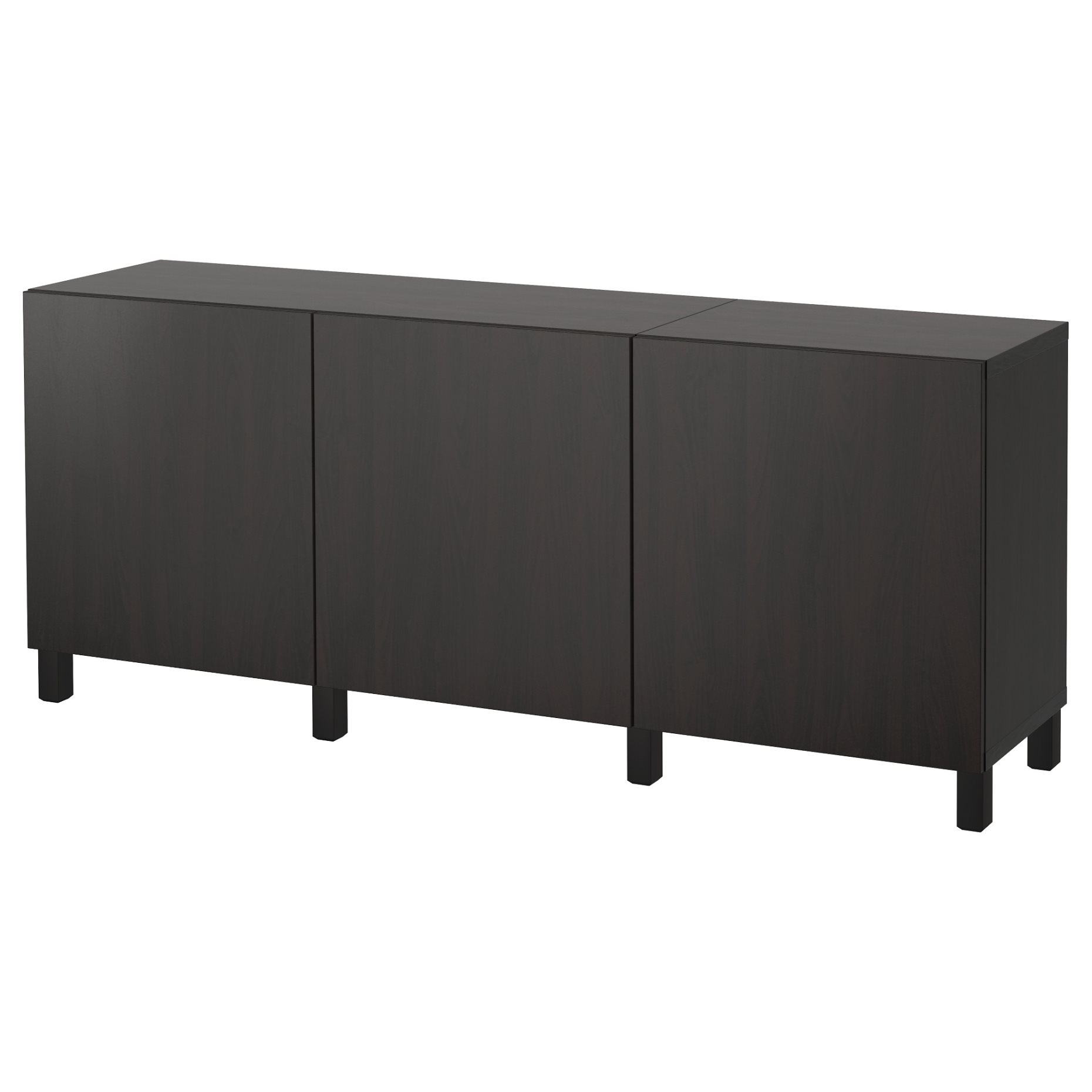 BESTÅ, storage combination with doors, 180x42x74 cm, 891.394.90