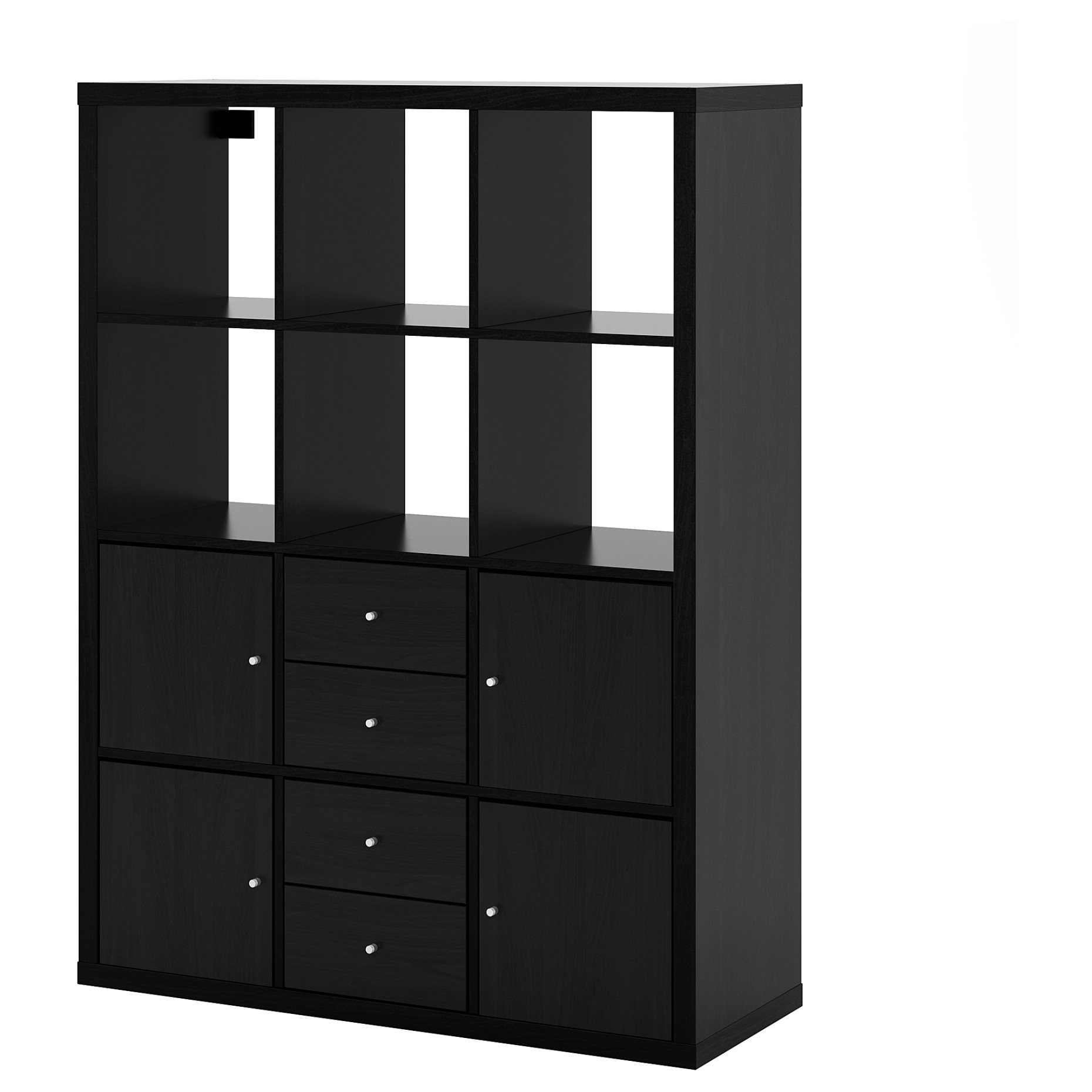 KALLAX, shelving unit with 6 inserts, 892.782.59