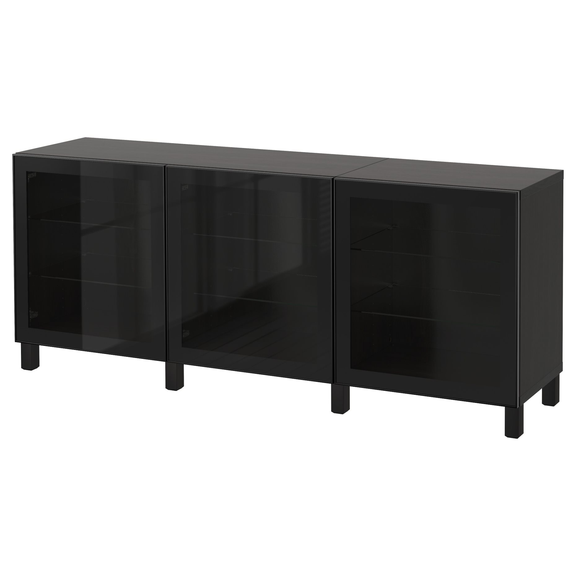 BESTÅ, storage combination with doors, 180x42x74 cm, 991.399.13