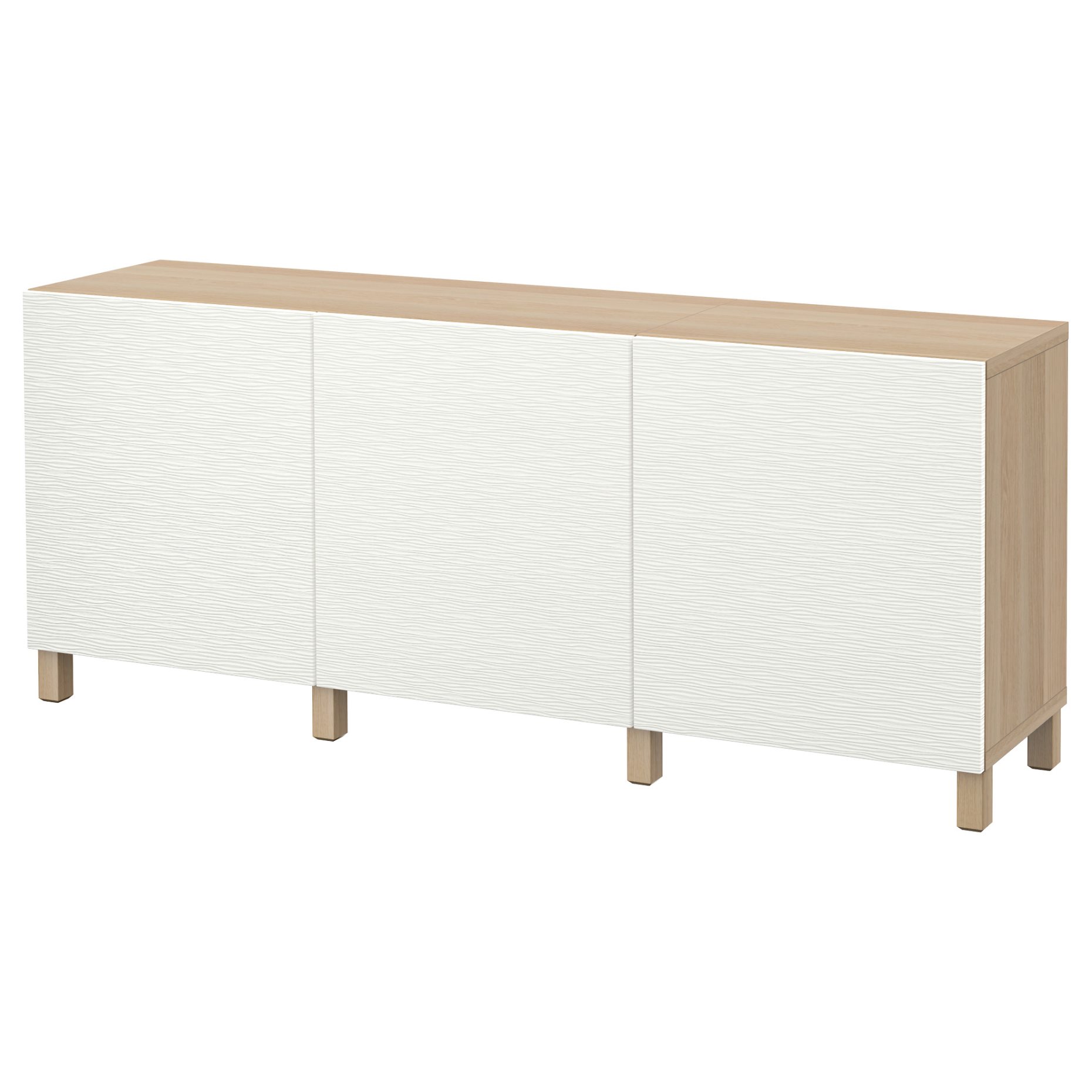 BESTÅ, storage combination with doors, 180x42x74 cm, 091.399.03