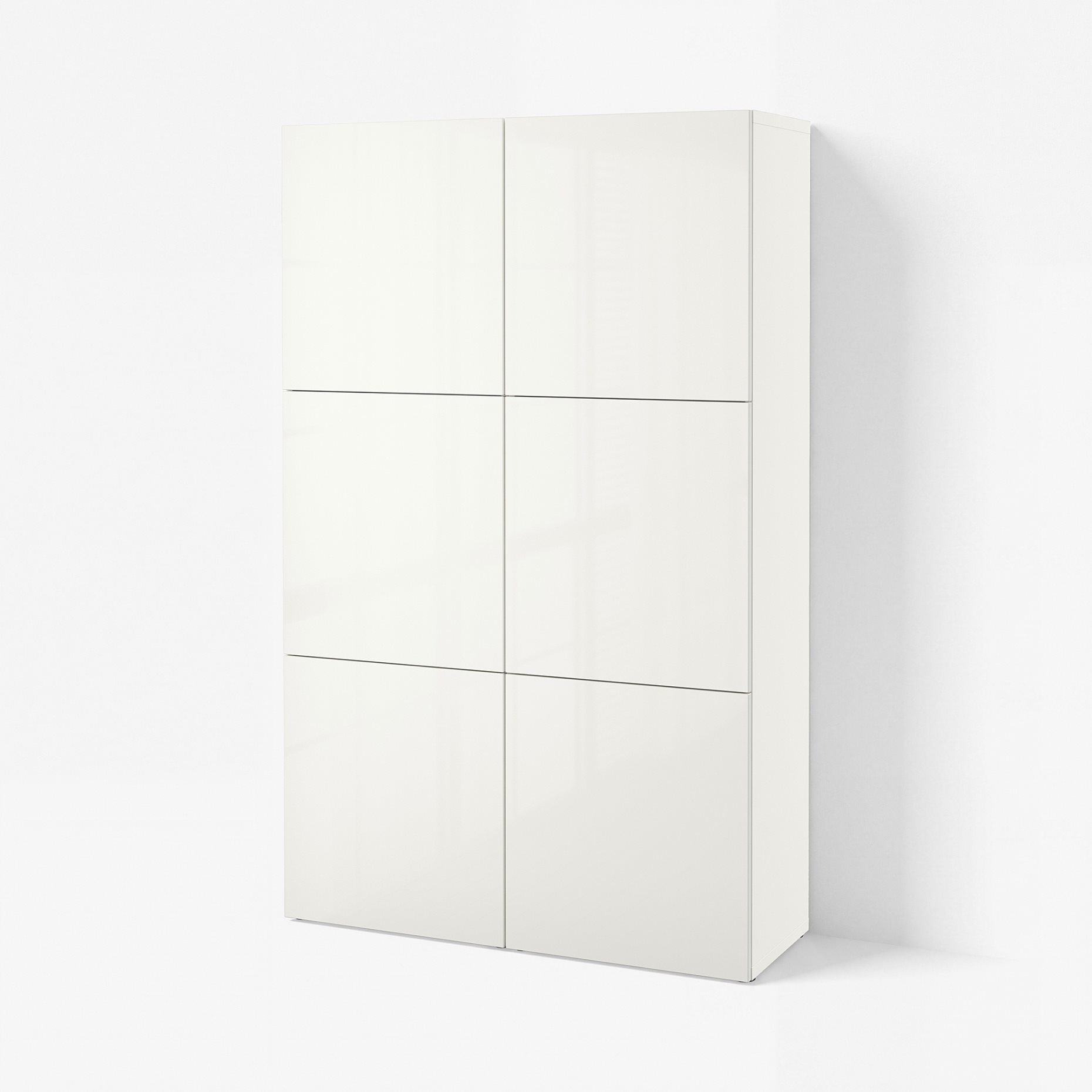BESTÅ, storage combination with doors, 120x42x193 cm, 190.575.29