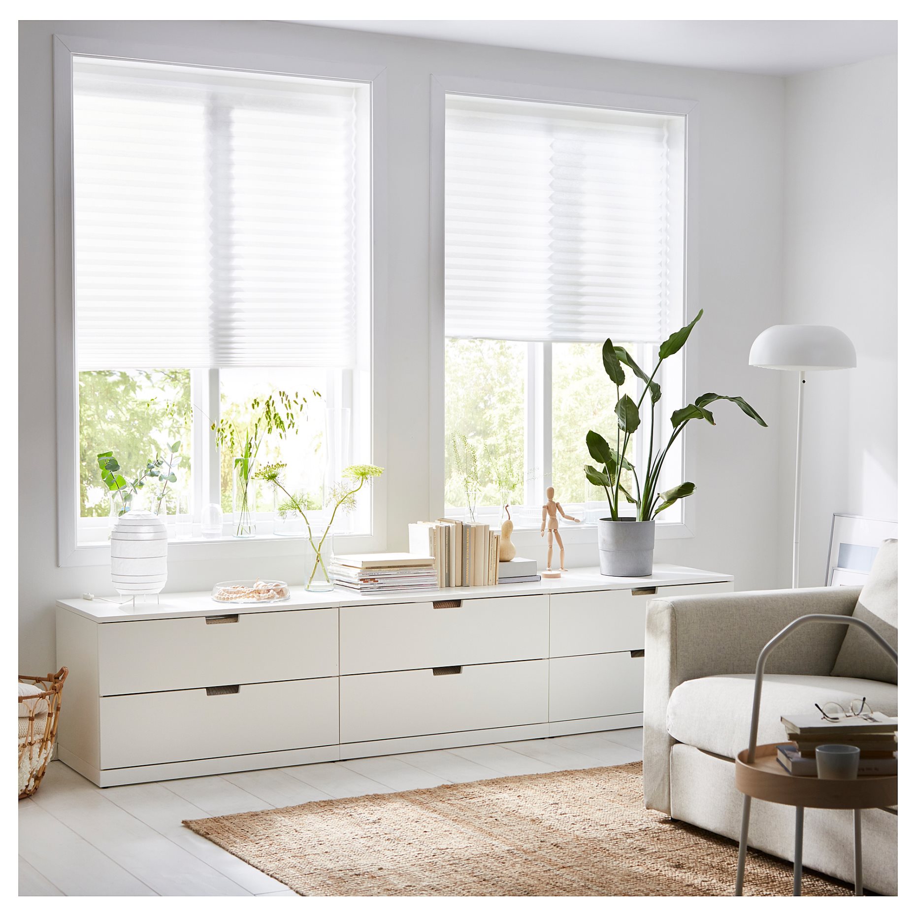 SCHOTTIS, pleated blind, 90x190 cm, 202.422.82