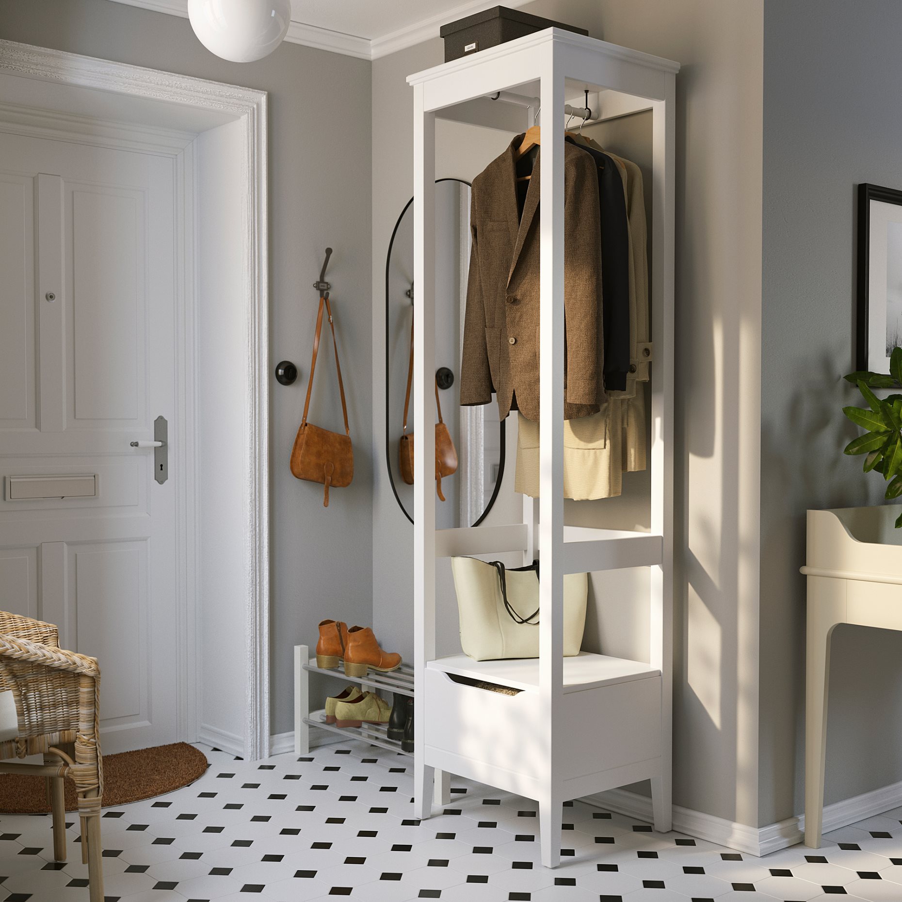IDANÄS, open wardrobe, 59x211 cm, 204.588.42