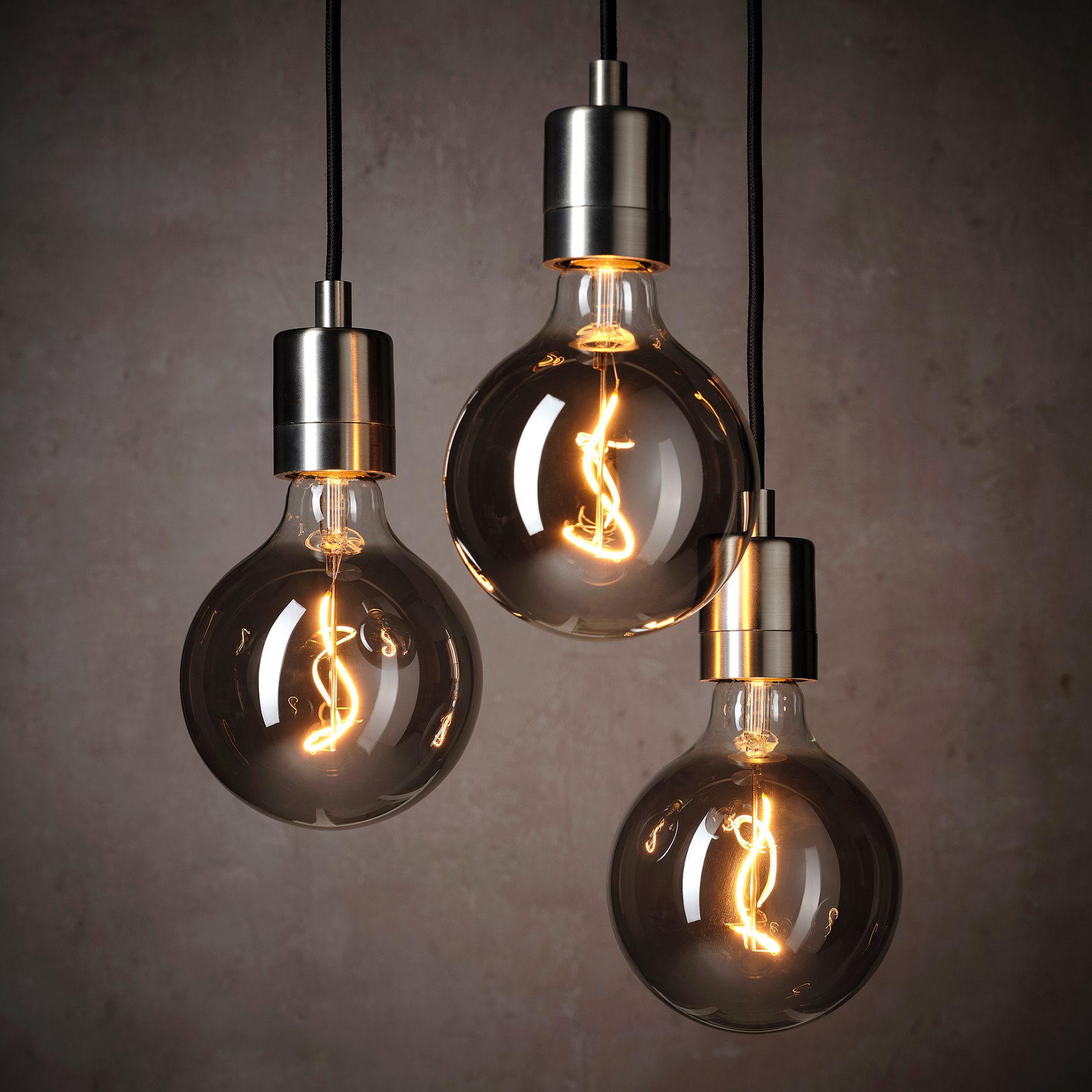 MOLNART, LED bulb E27 140 lumen/globe, 125 mm, 205.134.81