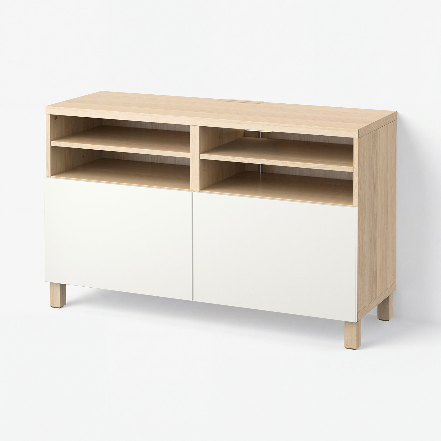 BESTÅ, έπιπλο TV με πόρτες, 120x42x84, 290.684.43