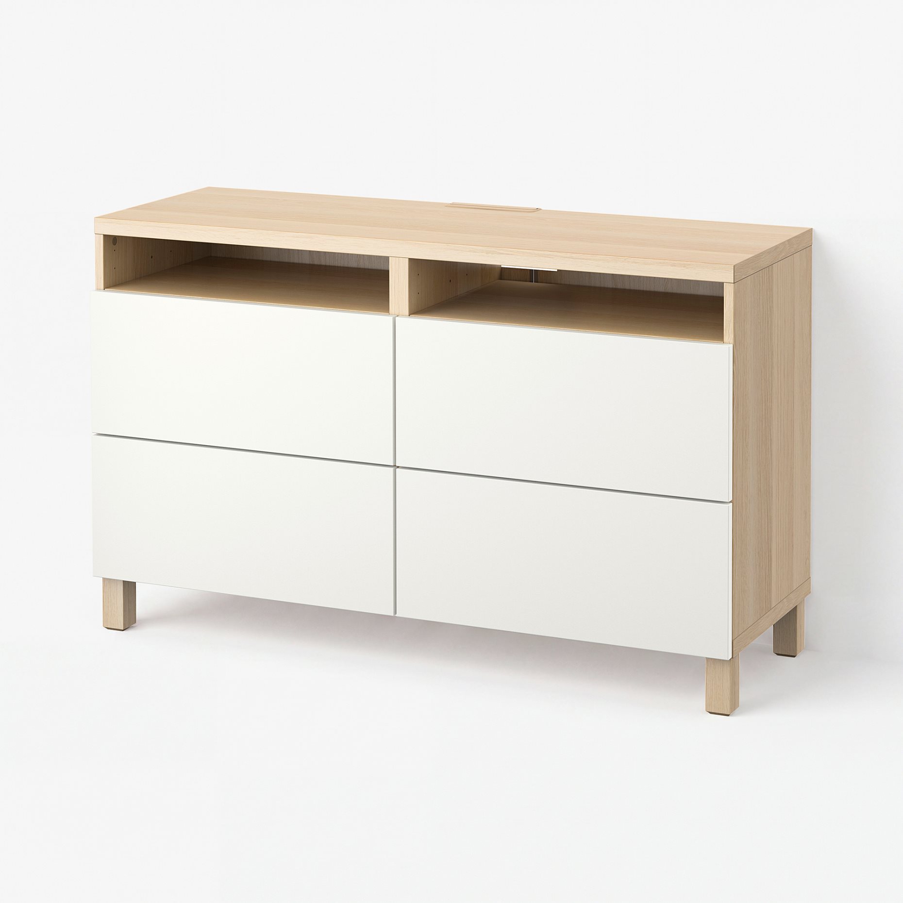 BESTÅ, TV bench with drawers, 120x40x74 cm, 491.939.50