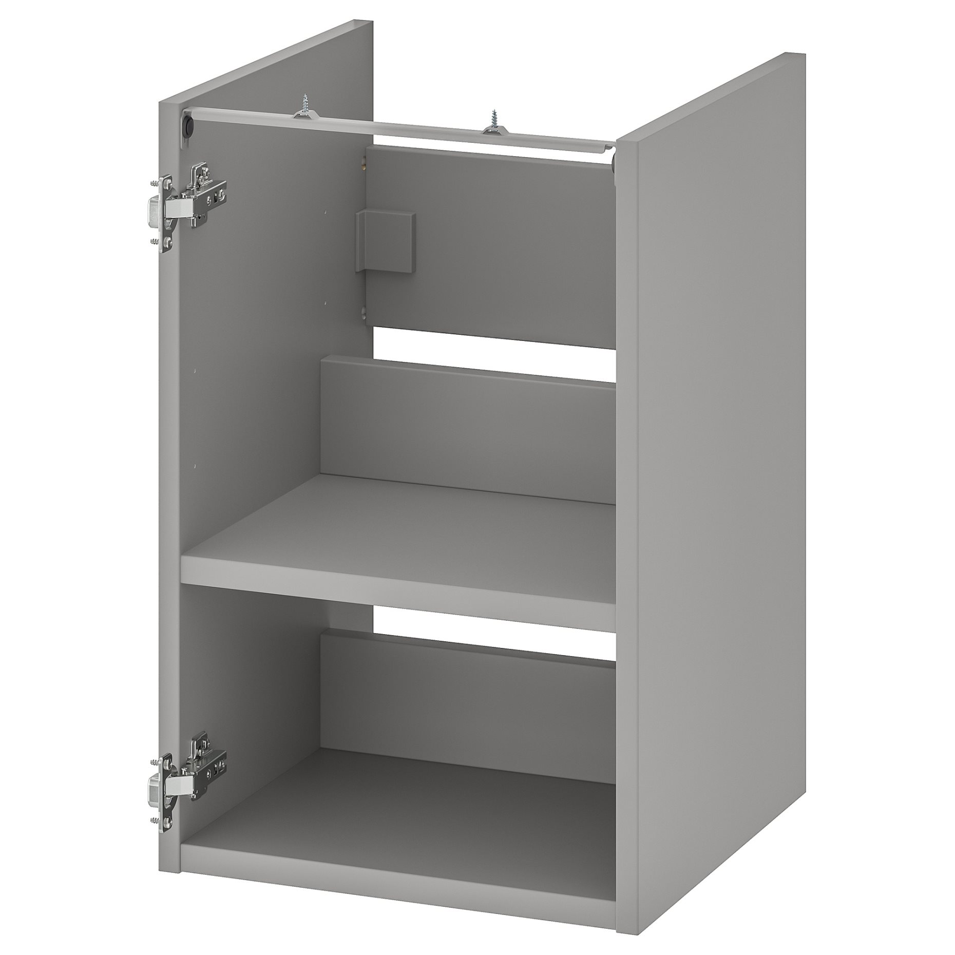 ENHET, base cabinet for washbasin with shelf, 40x40x60 cm, 504.404.69