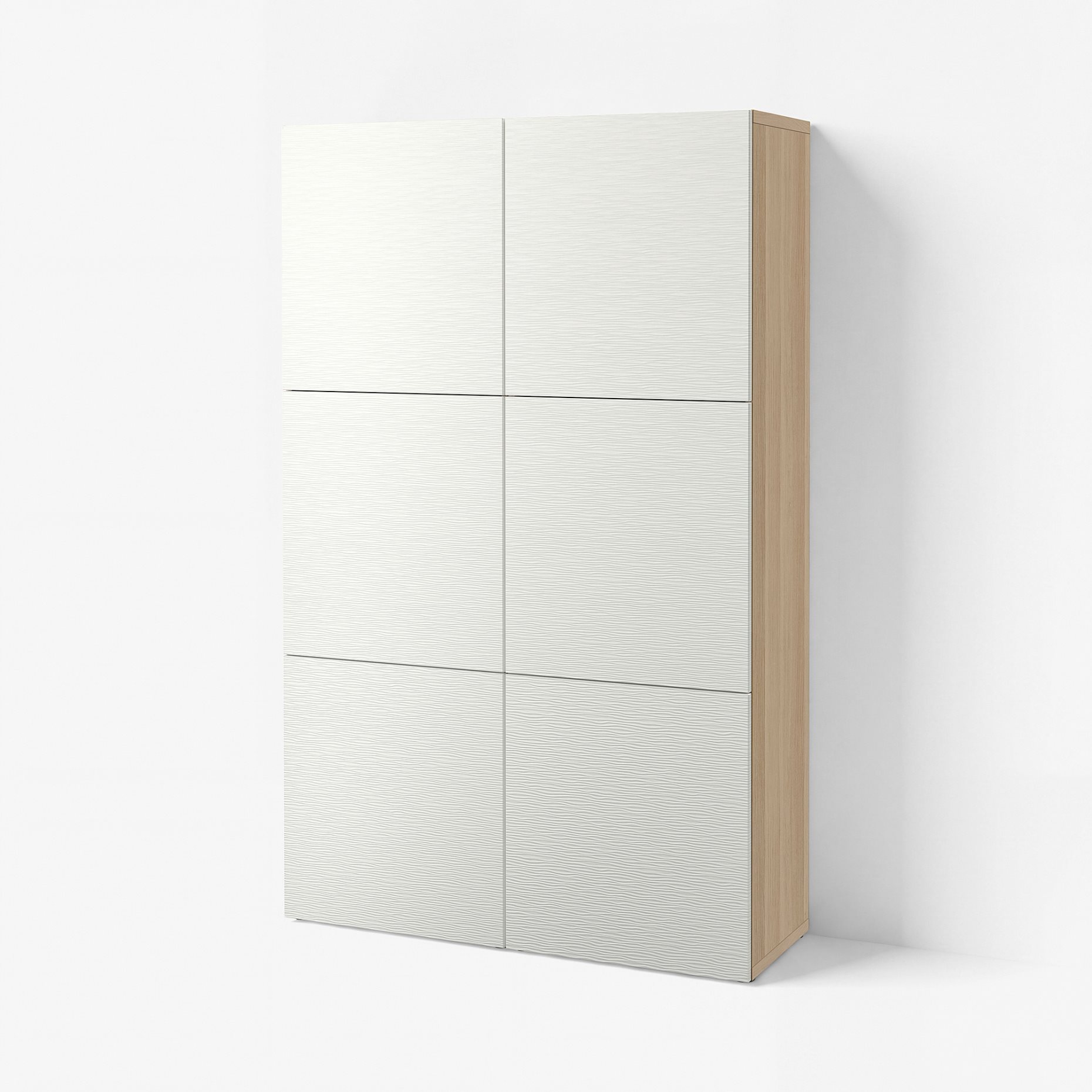 BESTÅ, storage combination with doors, 120x42x193 cm, 590.715.14