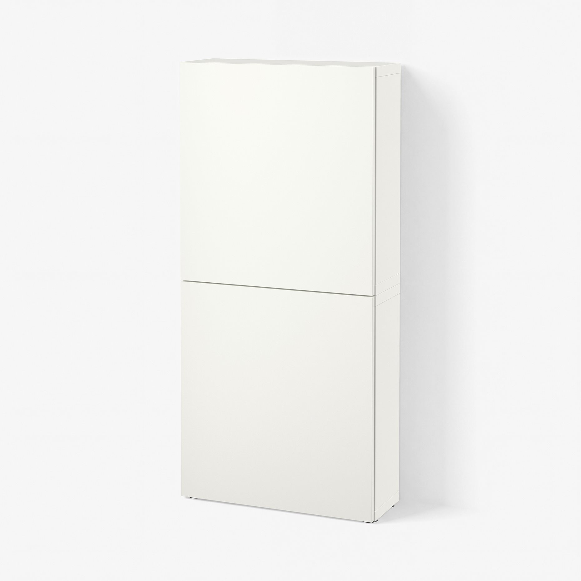 BESTÅ, wall cabinet with 2 doors, 60x22x128 cm, 594.219.61
