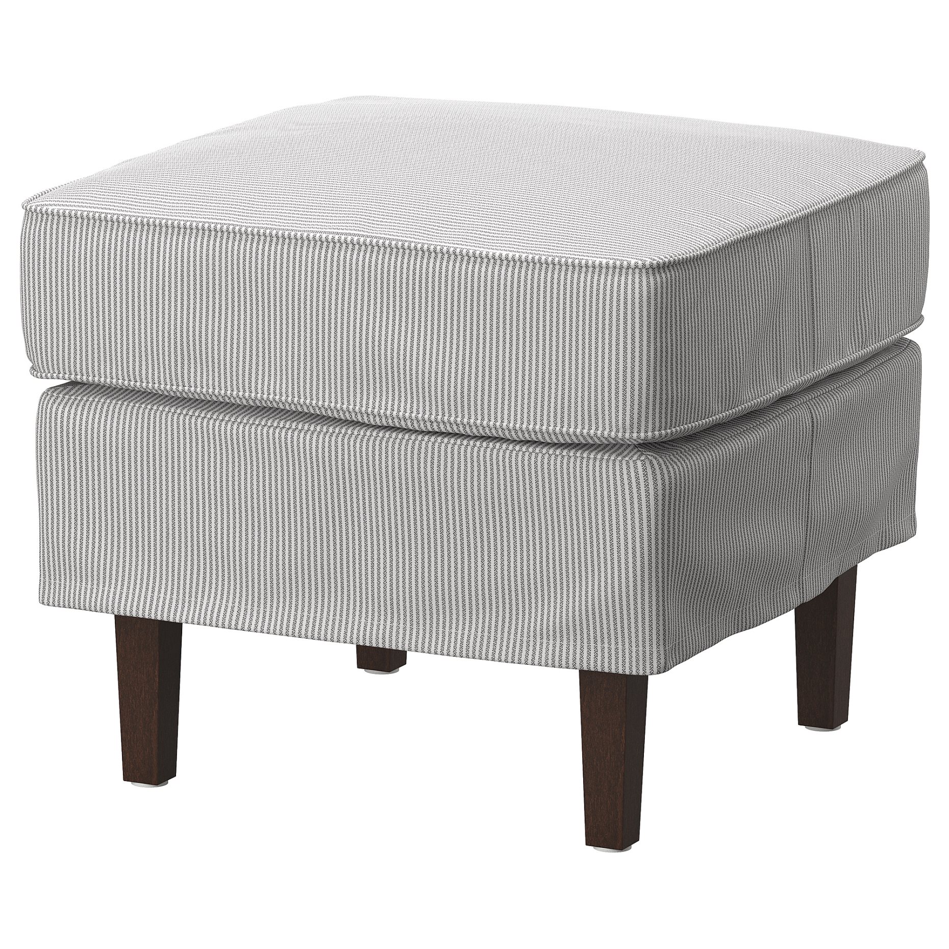 ROCKSJON, armchair with footstool, 695.146.86