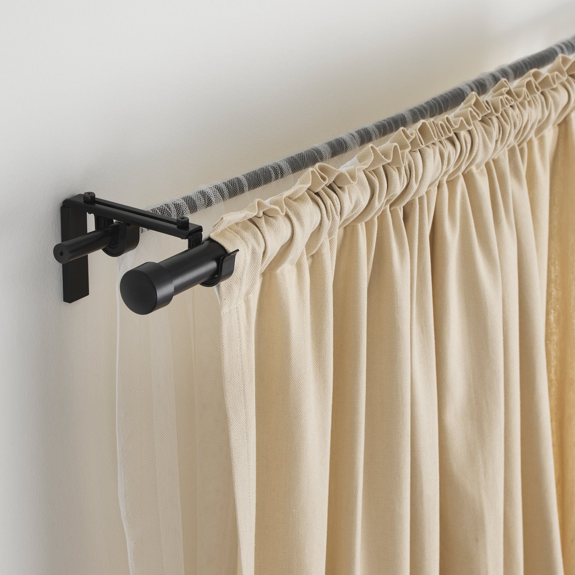 RÄCKA, double curtain rod combination, 699.292.47