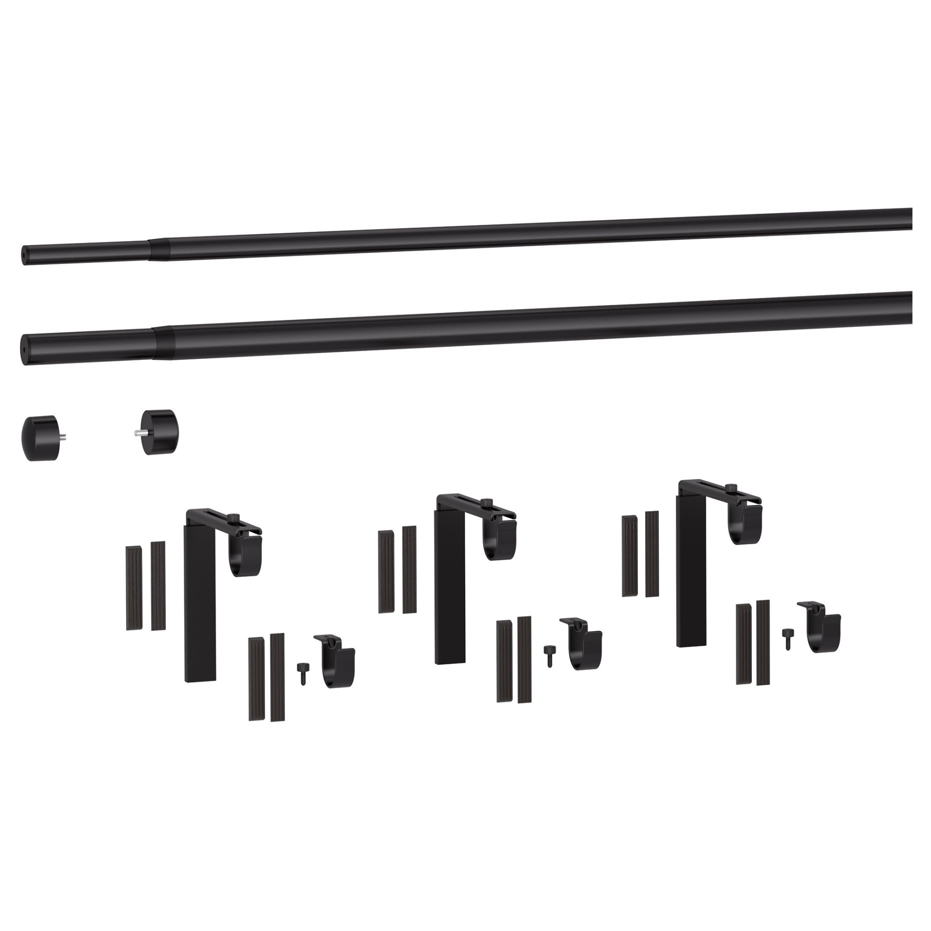 RÄCKA, double curtain rod combination, 699.292.47