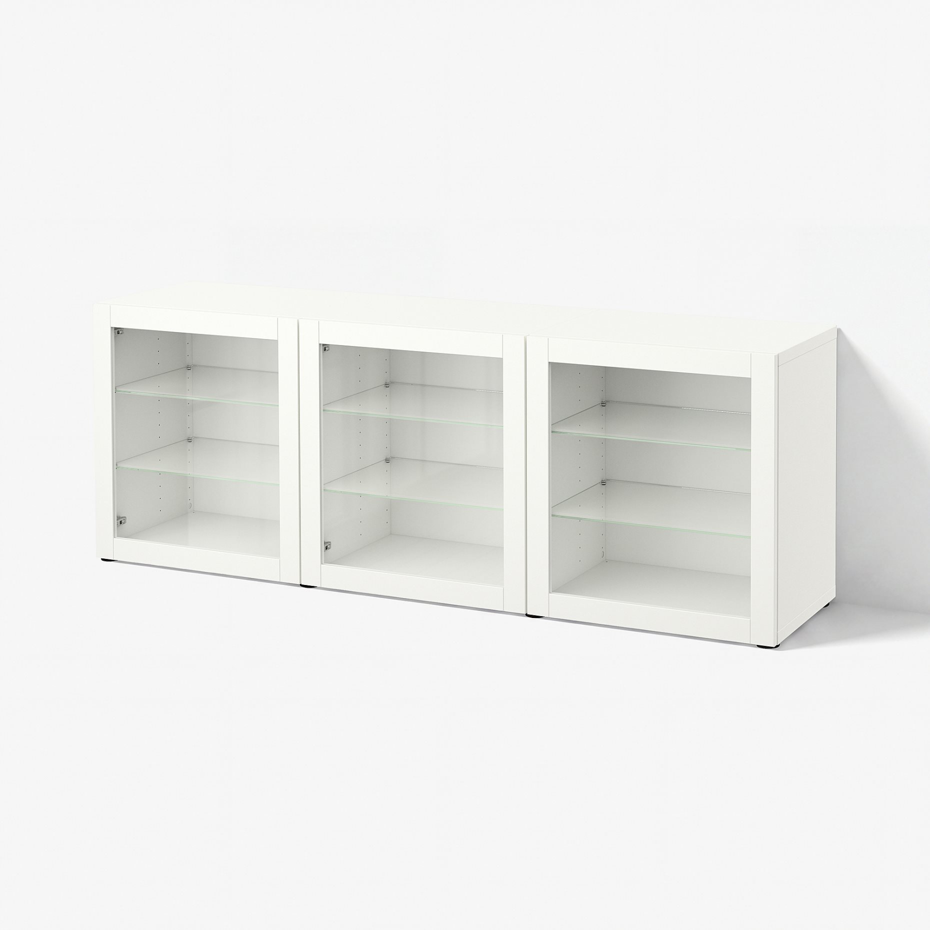 BESTÅ, σύνθεση αποθήκευσης με πόρτες, 180x42x65 cm, 793.250.39