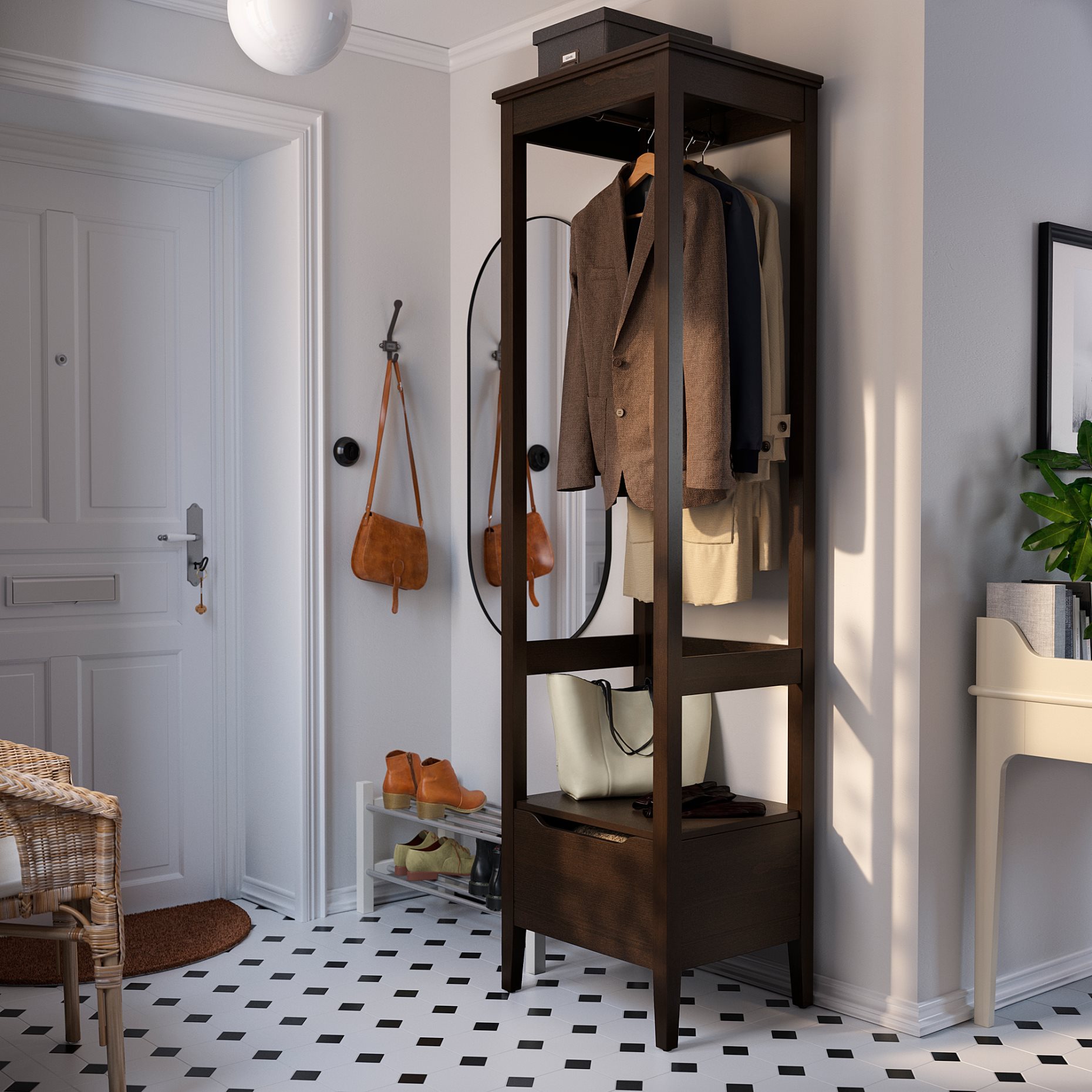 IDANÄS, open wardrobe, 59x211 cm, 804.588.39
