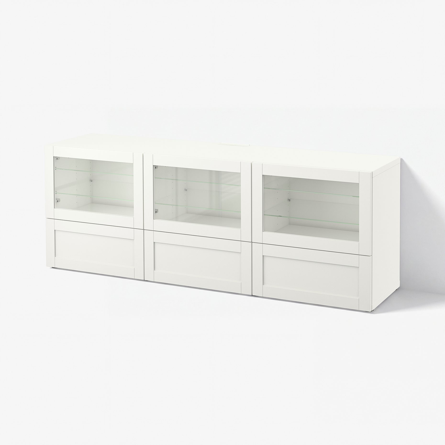 BESTÅ, έπιπλο TV με πόρτες και συρτάρια, 180x40x64 cm, 891.942.88