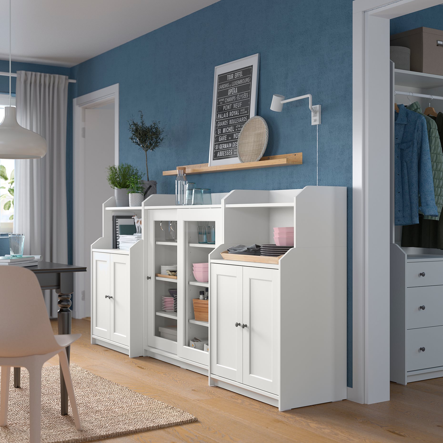 HAUGA, storage combination, 893.886.44
