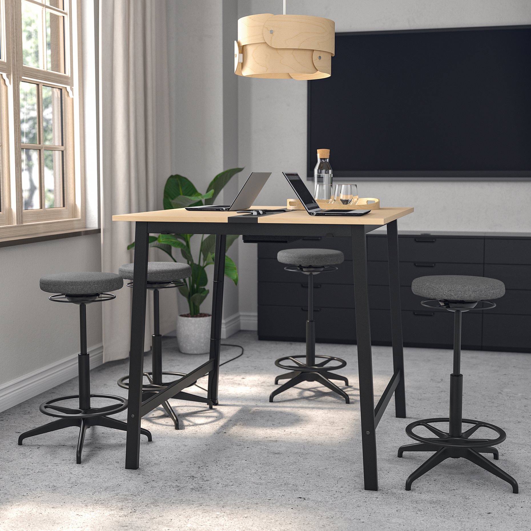 MITTZON, conference table, 140x108x105 cm, 895.334.48