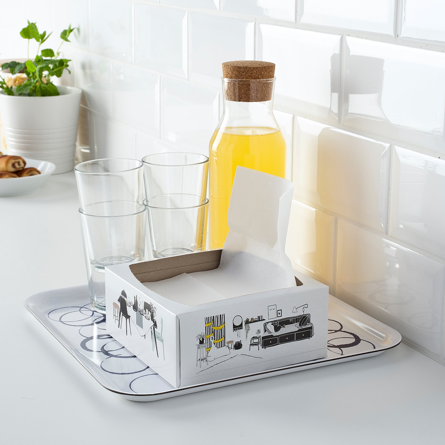 FAMILJ, χαρτοπετσέτα 16x32 cm, 100 τεμ. 200g, 903.665.37