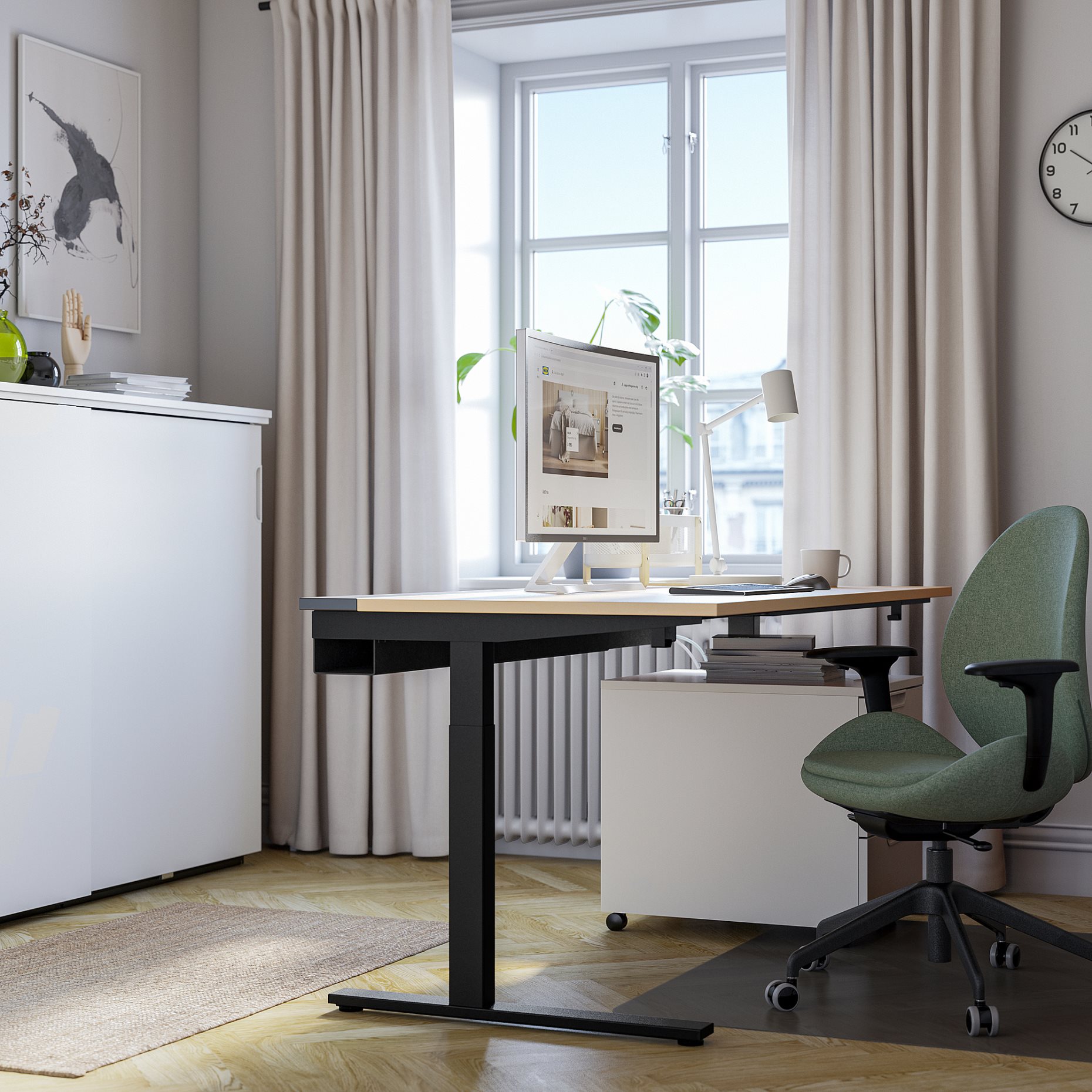 MITTZON, desk, 160x60 cm, 995.290.16
