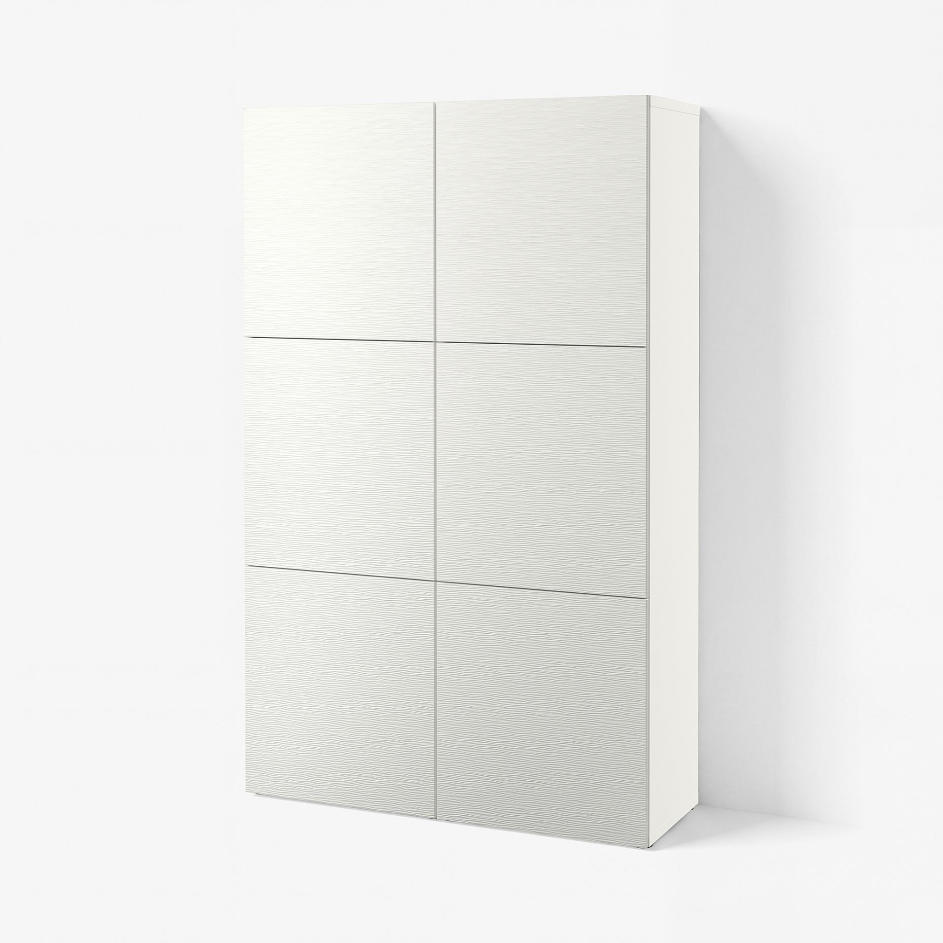 BESTÅ, σύνθεση αποθήκευσης με πόρτες, 120x42x193 cm, 090.714.65