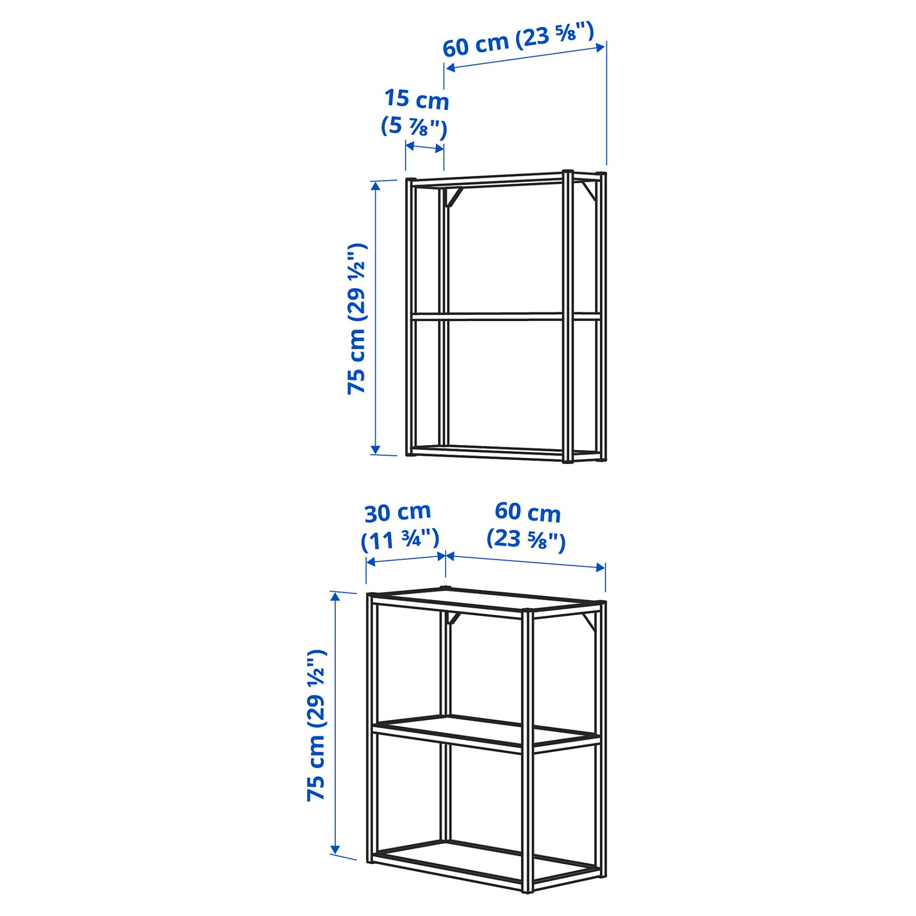 ENHET, wall/floor storage combination, 093.315.76