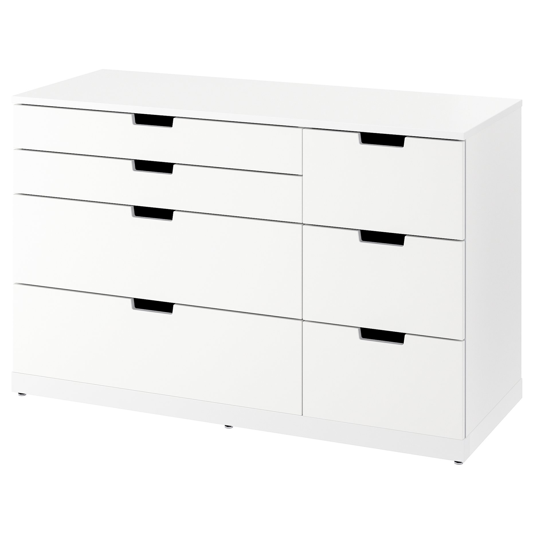 NORDLI, συρταριέρα με 7 συρτάρια, 120x76 cm, 393.368.84