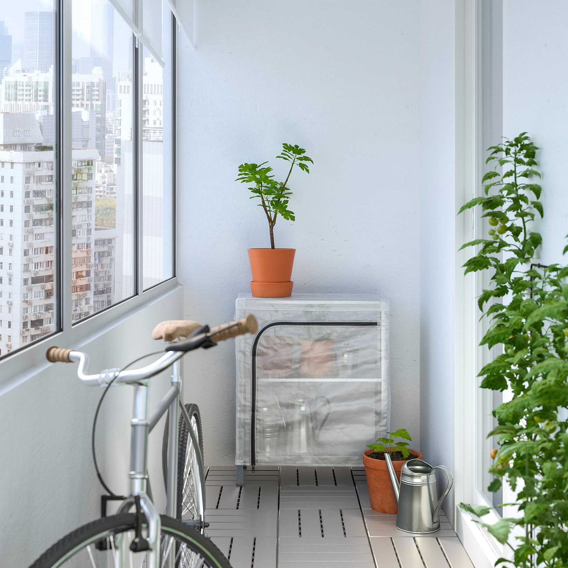HYLLIS, shelving unit with cover, 692.859.39