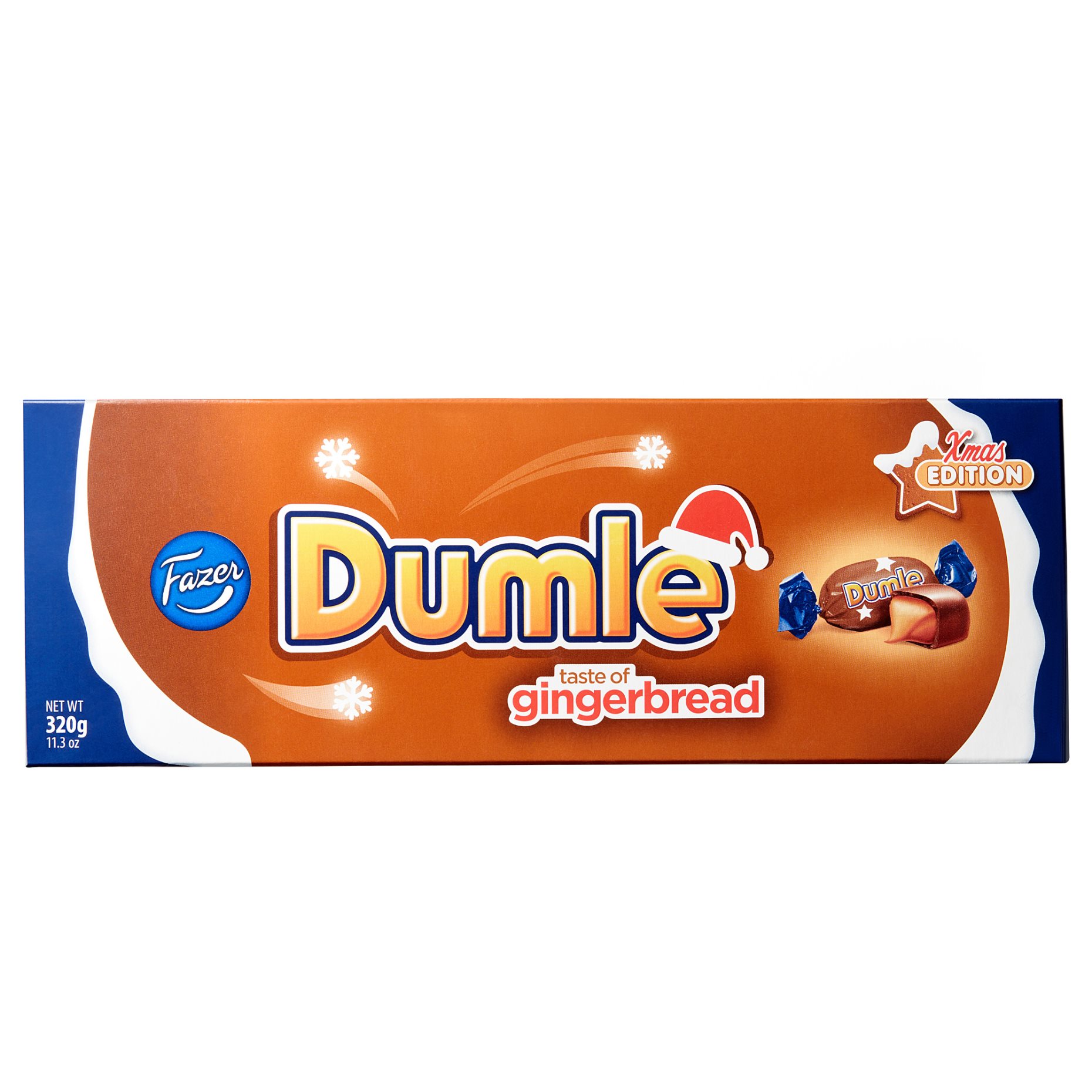 DUMLE, chocolate covered toffees, gingerbread-flavour, 320 g, 704.127.57